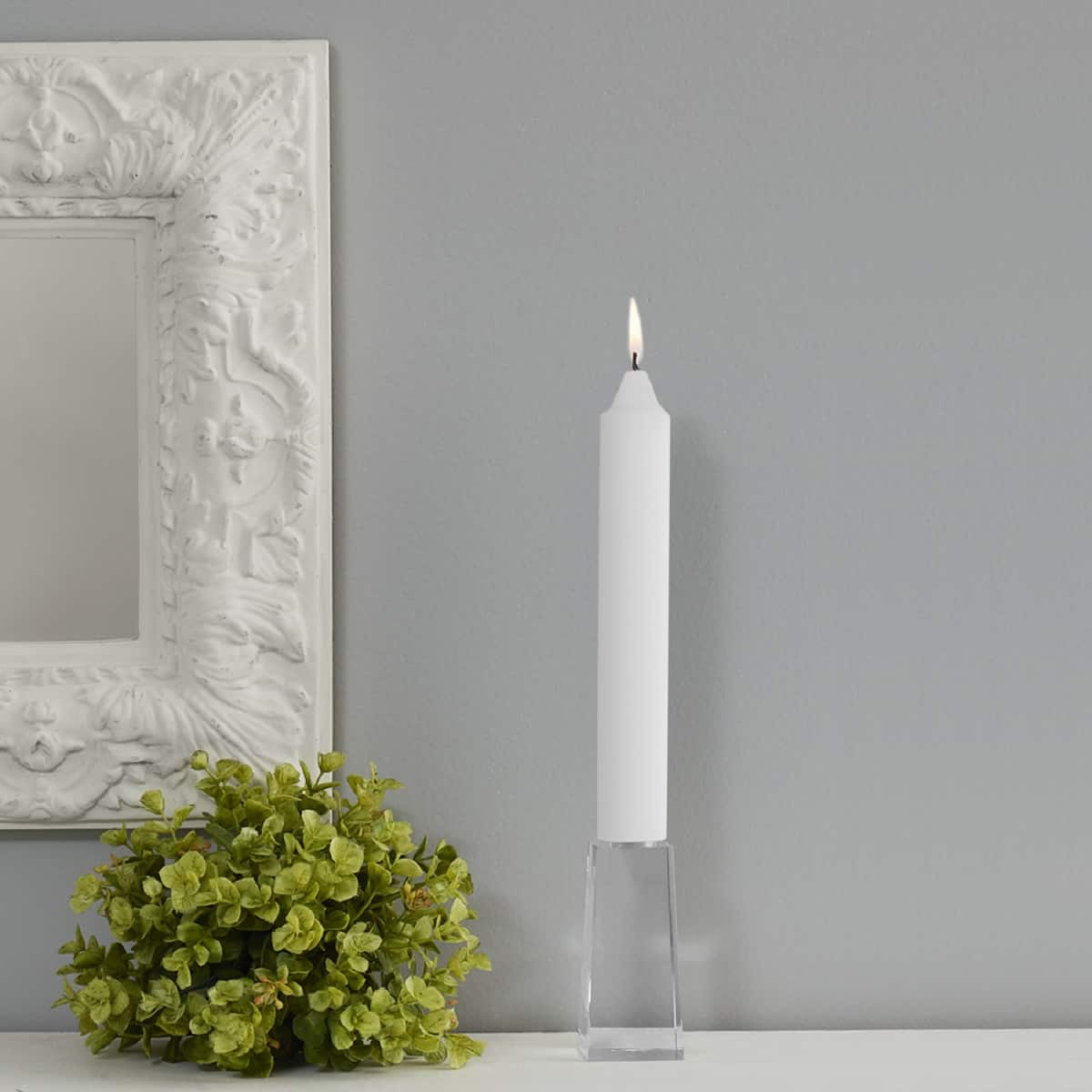 Root Candles 9" Unscented Smooth Collenette Taper Candles