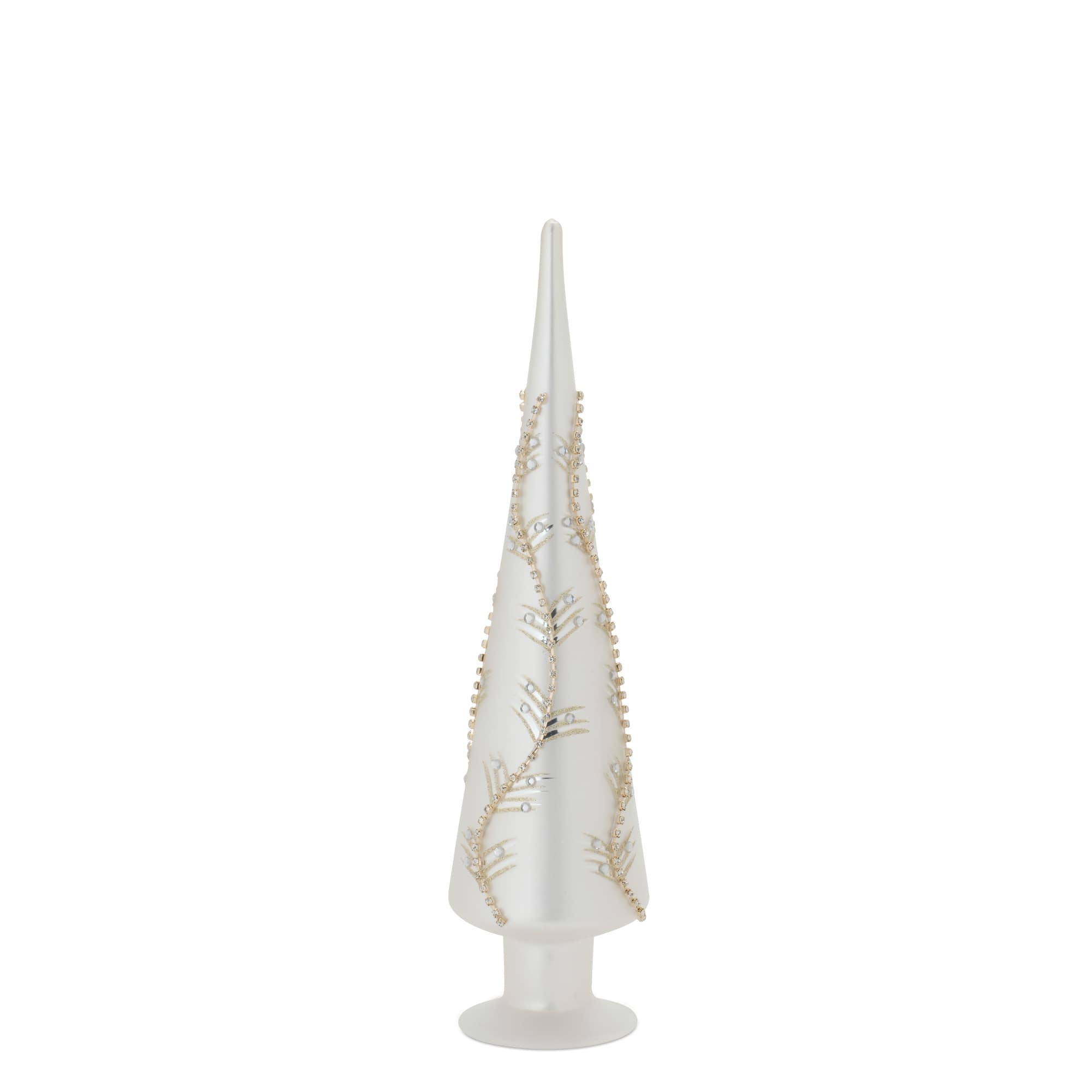 Melrose Jeweled Glass Finial Tree Set