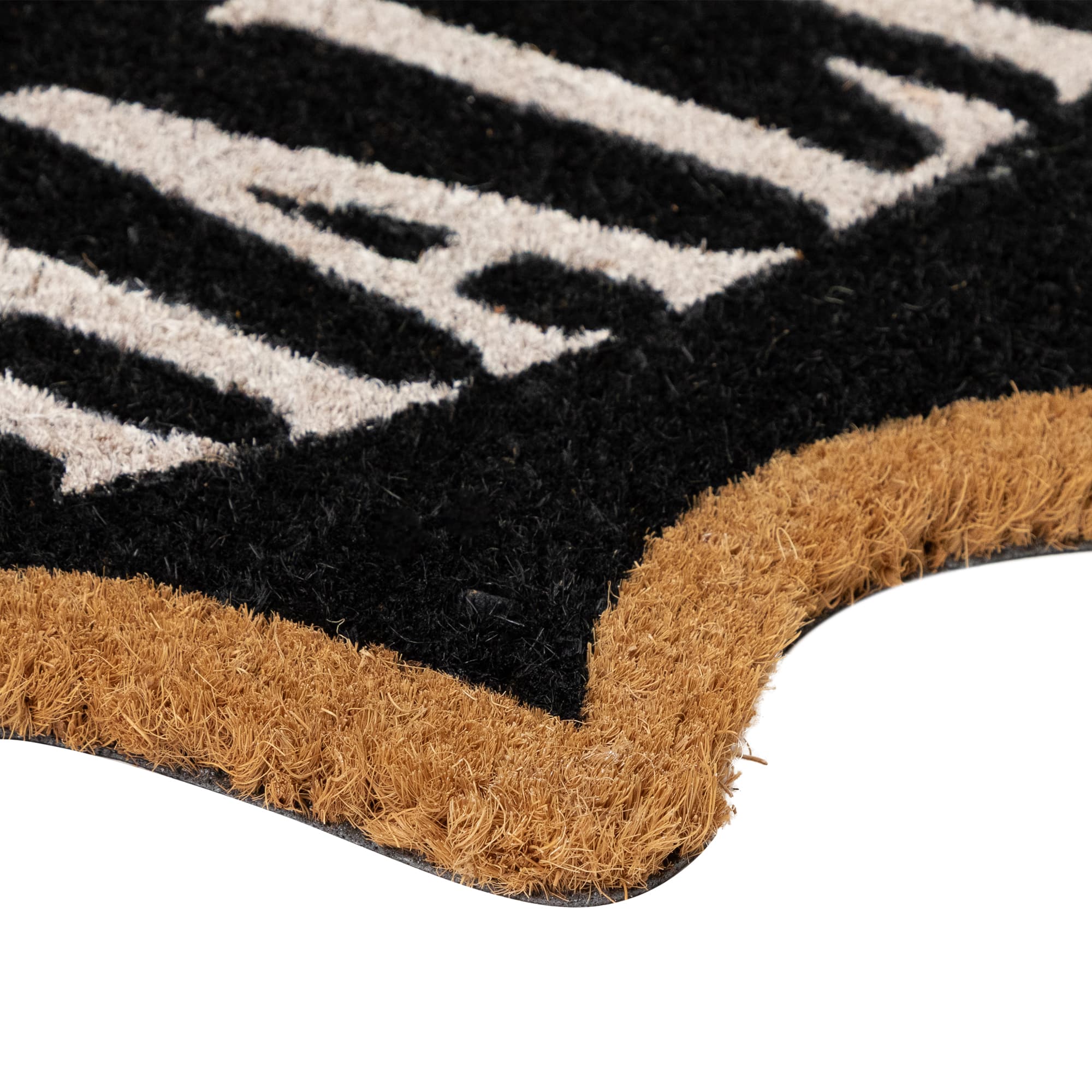 Natural Coir Halloween Bat Shaped Doormat