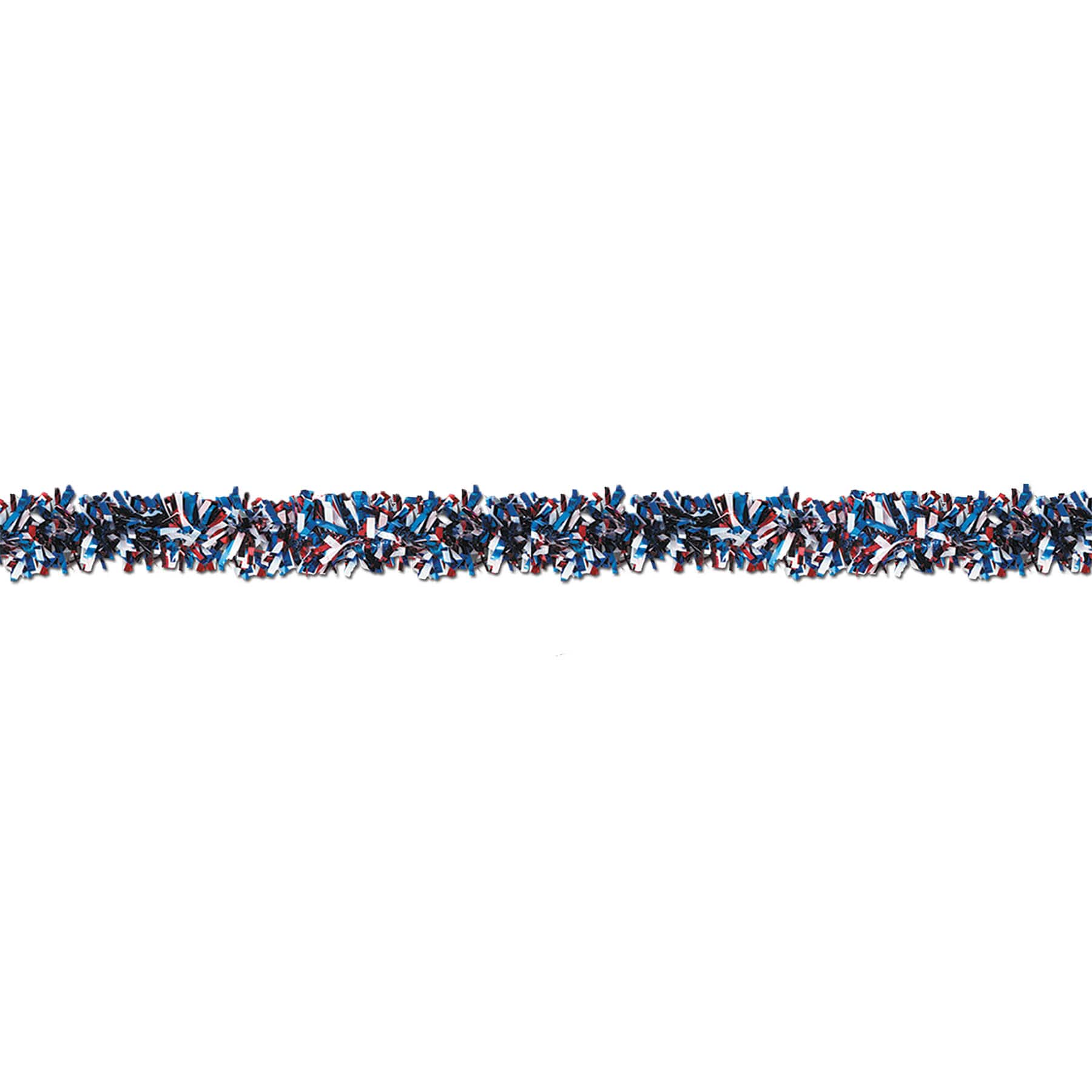 Beistle 15ft. Red, White & Blue 6-Ply Metallic Festooning Garland