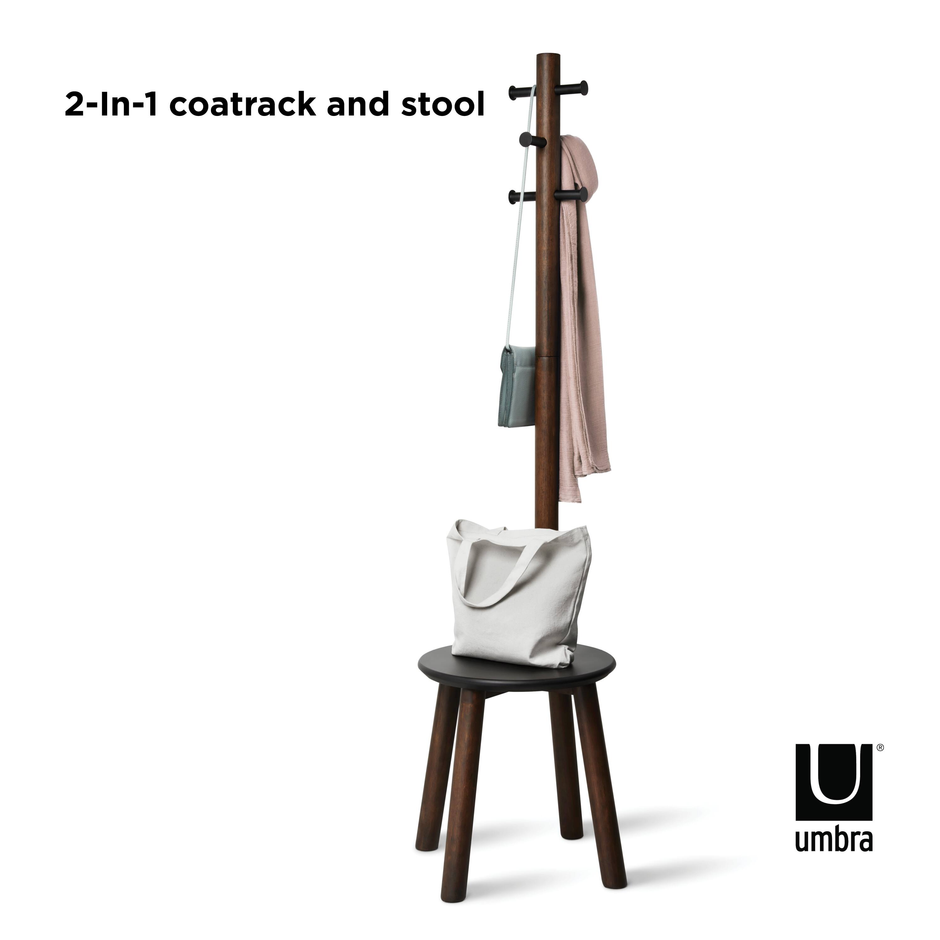 Umbra 65" Pillar Stool & Coatrack