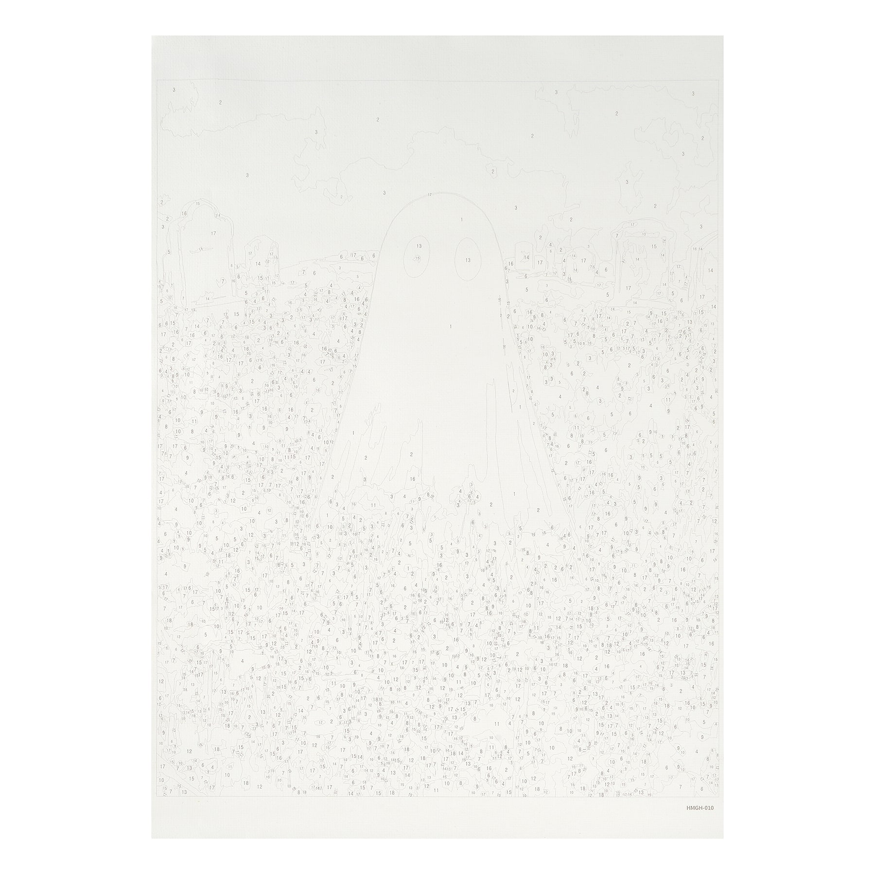11" x 14" Ghost in a Meadow Paint-by-Number Kit by Artist's Loft®