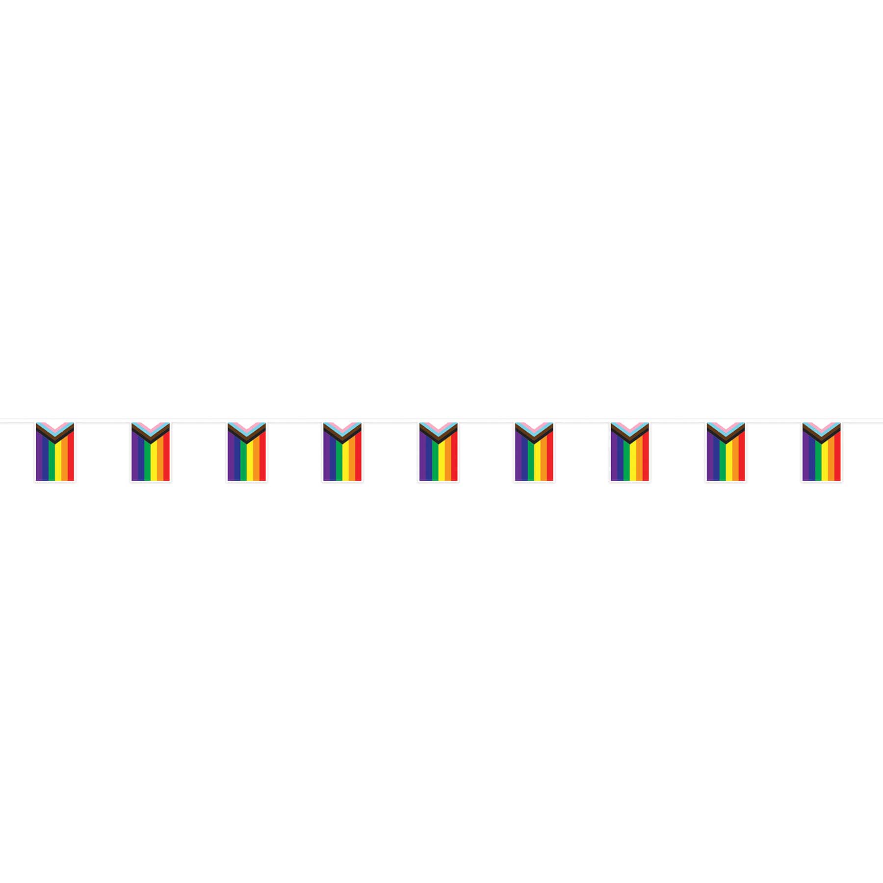 Beistle 10ft. Pride Flag Pennant Banner