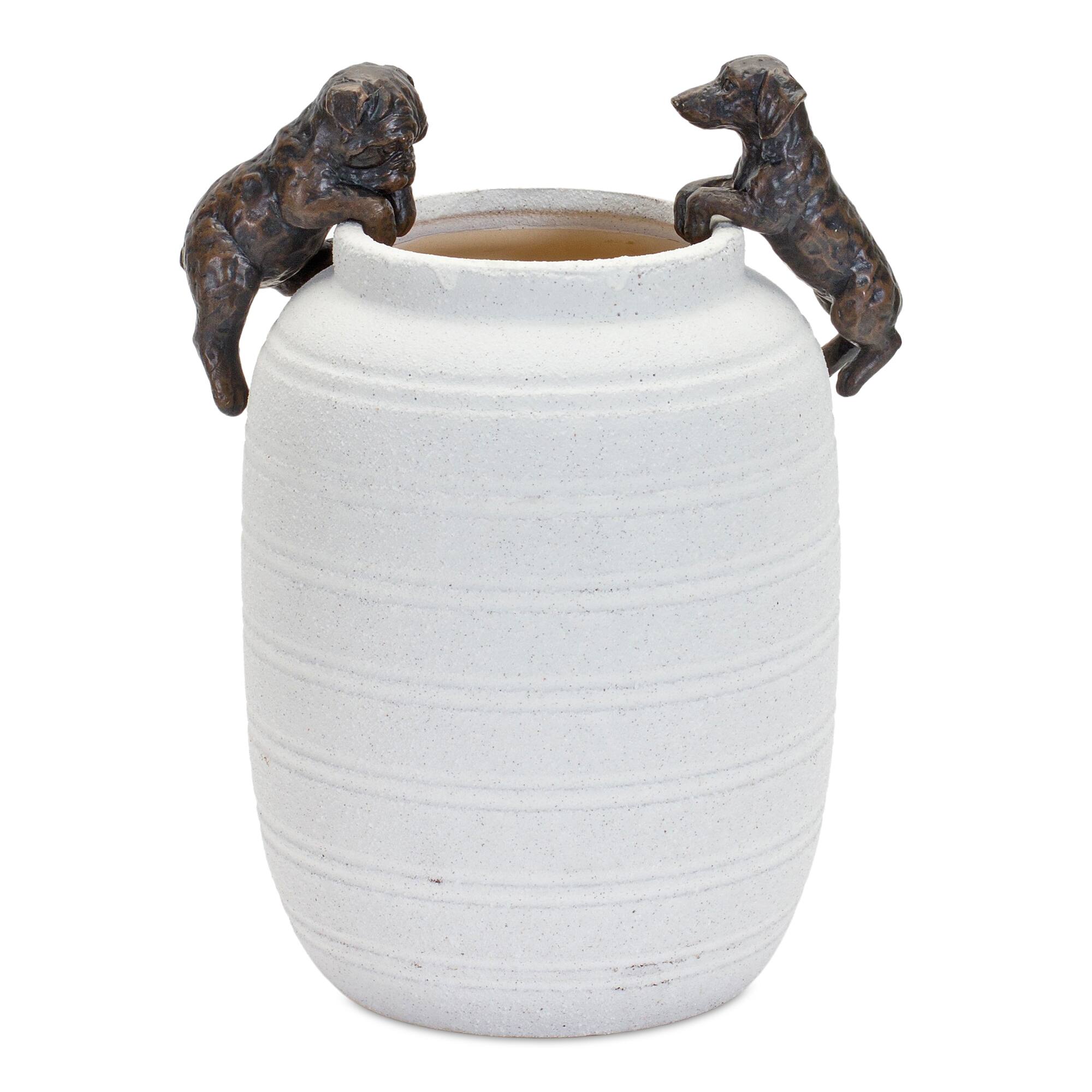 Mini Dachshund & Bulldog Pot Hangers Set