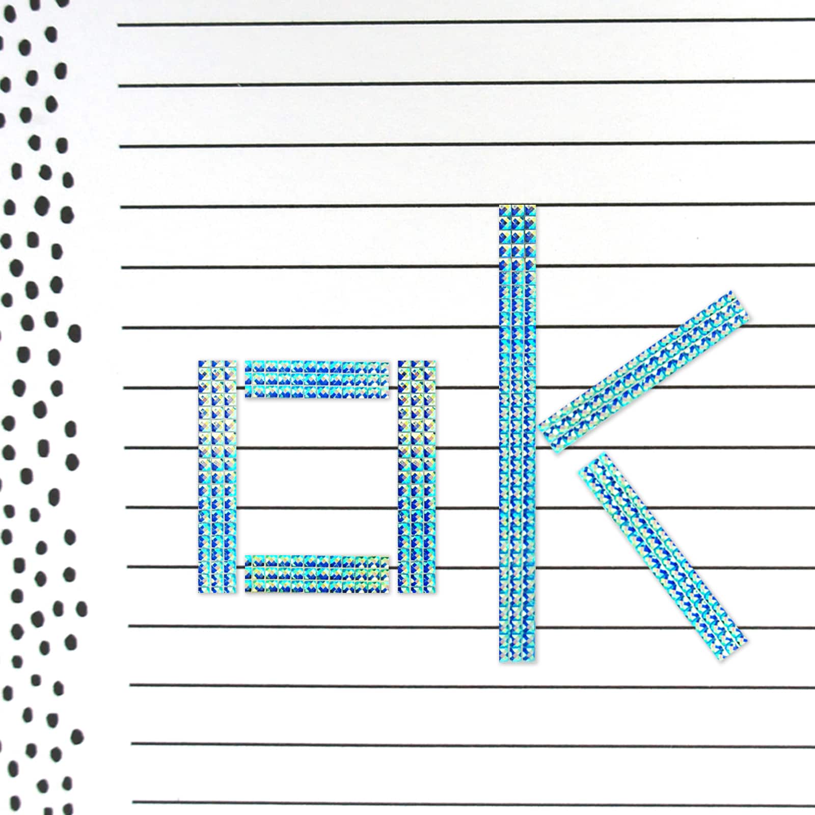 Iridescent Strip Bling Stickers By Recollections™