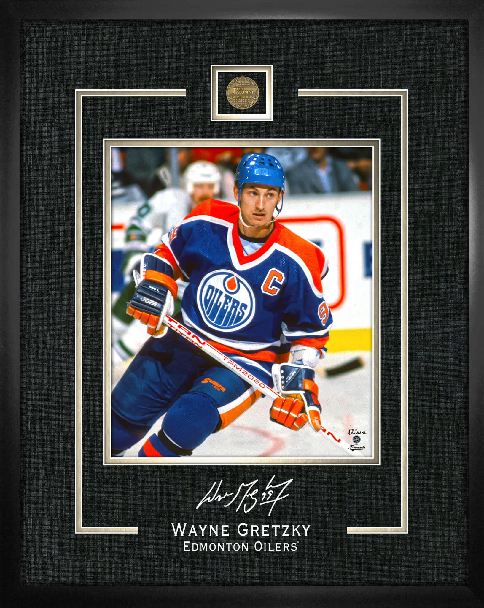 Wayne Gretzky 16" x 20" Replica Signature Frame Oilers