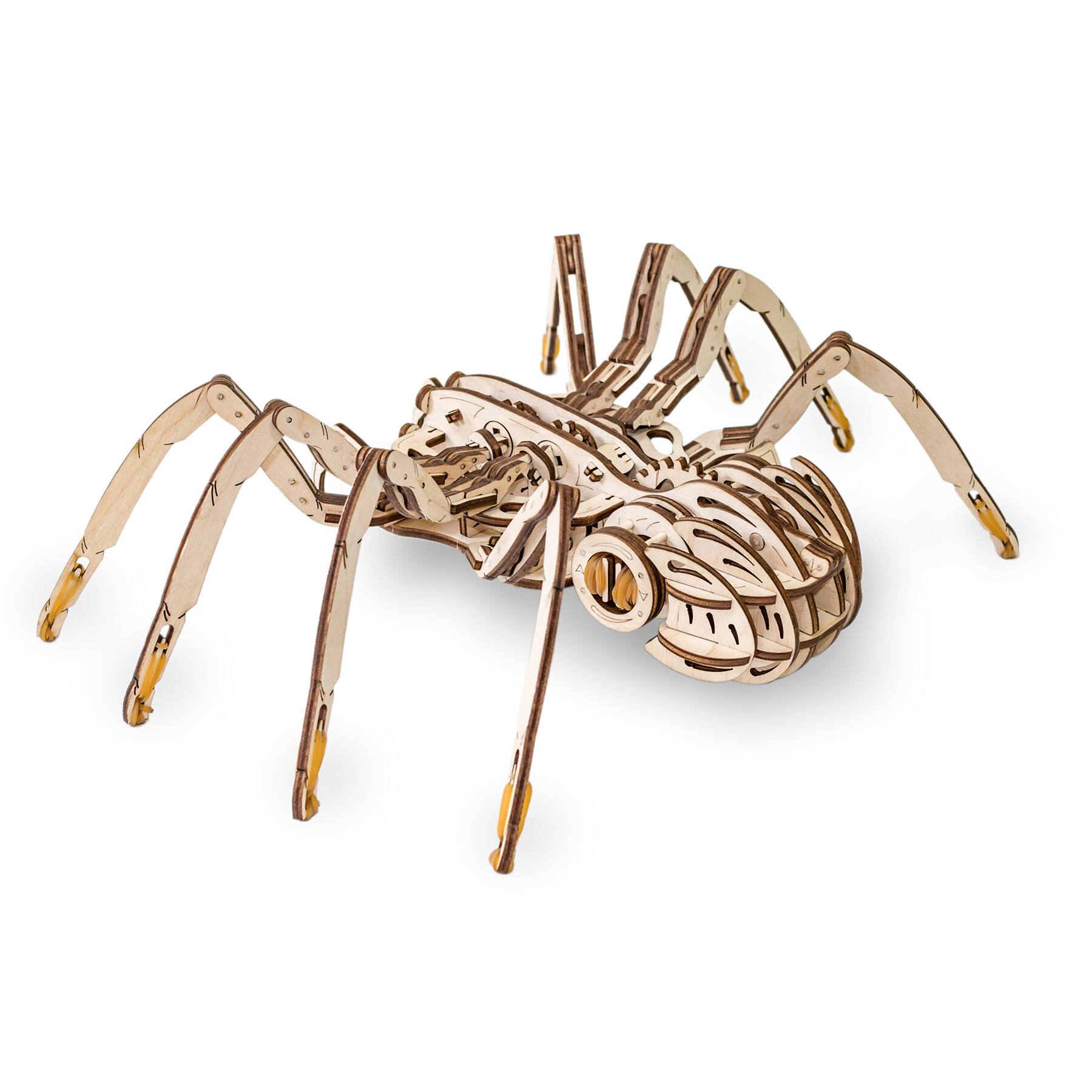 EWA™ Eco-Wood-Art Spider 3D Wooden STEM Construction Kit