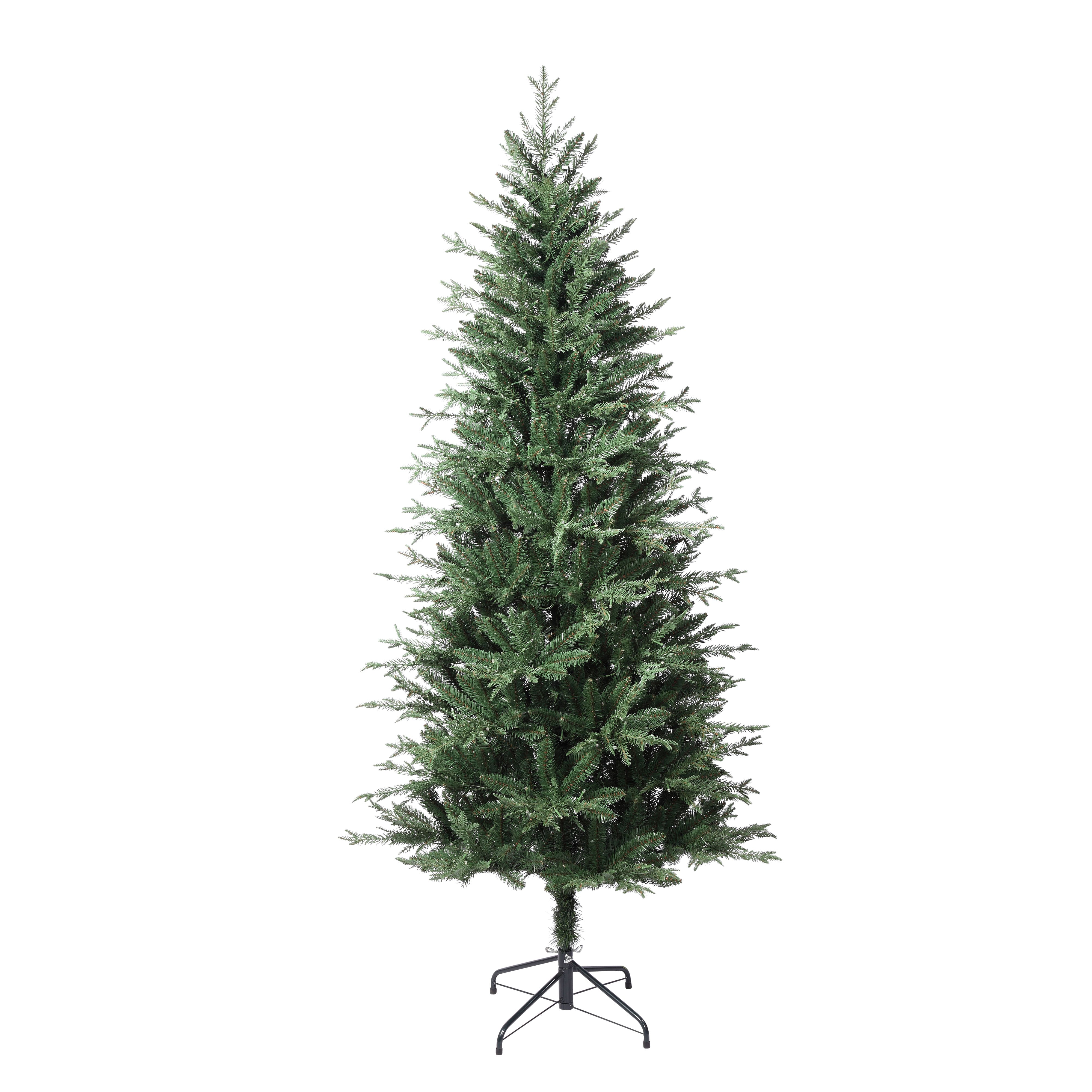 6.5ft. Pre-Lit Ashville Fir Artificial Christmas Tree, Color Changing LED Lights