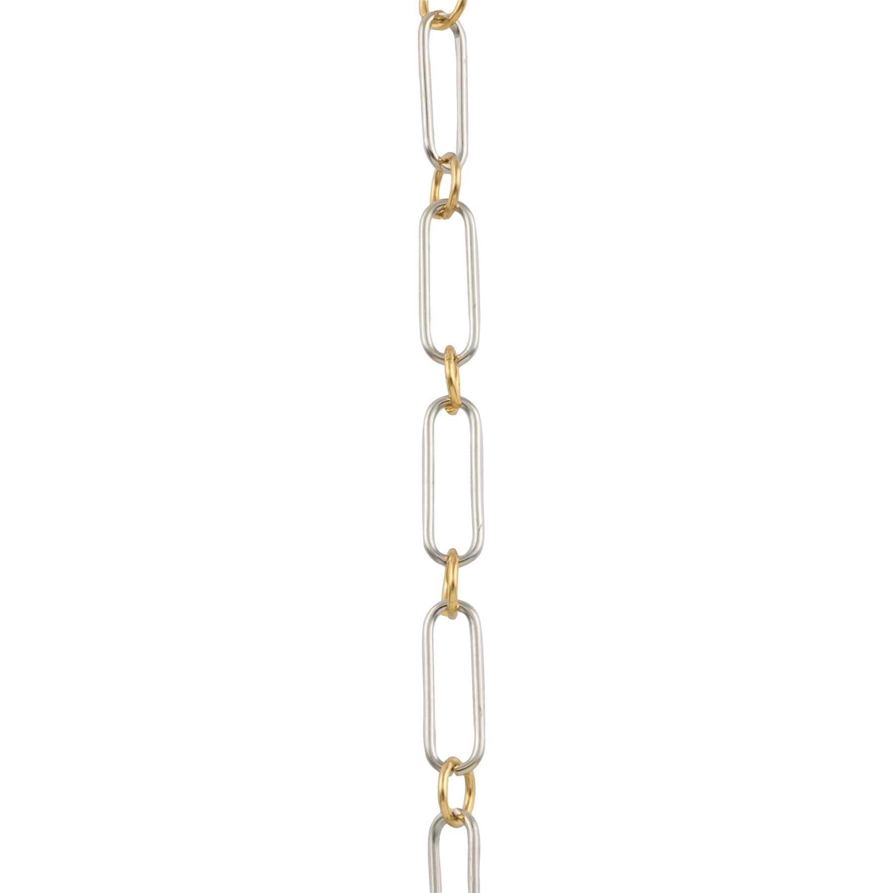 36" Silver & Gold Paper Link Chain by Bead Landing™