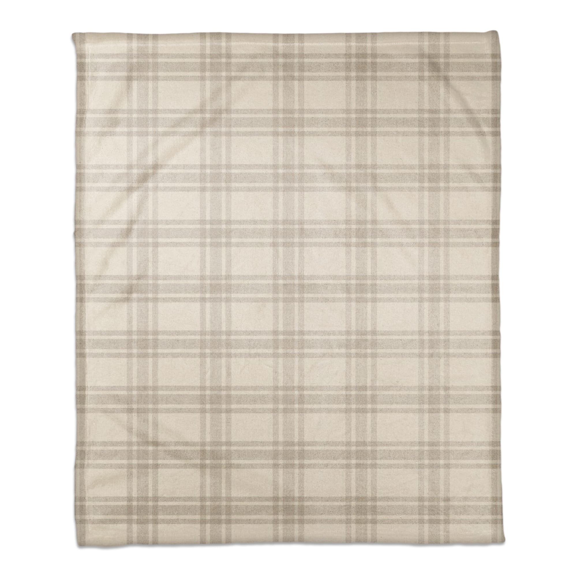 Plaid Coral Fleece Blanket