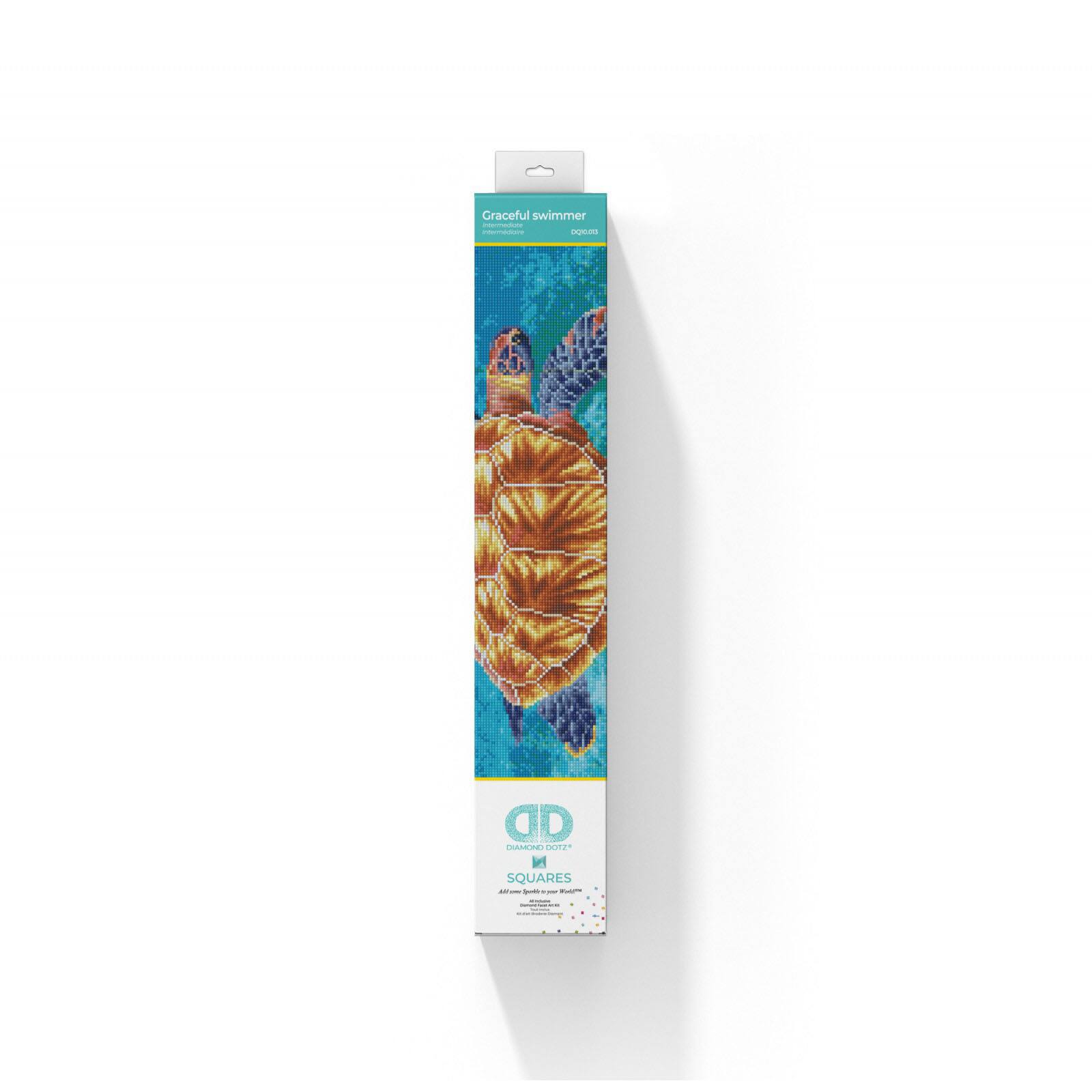 Diamond Dotz® Intermediate Graceful Swimmer Diamond Painting Kit