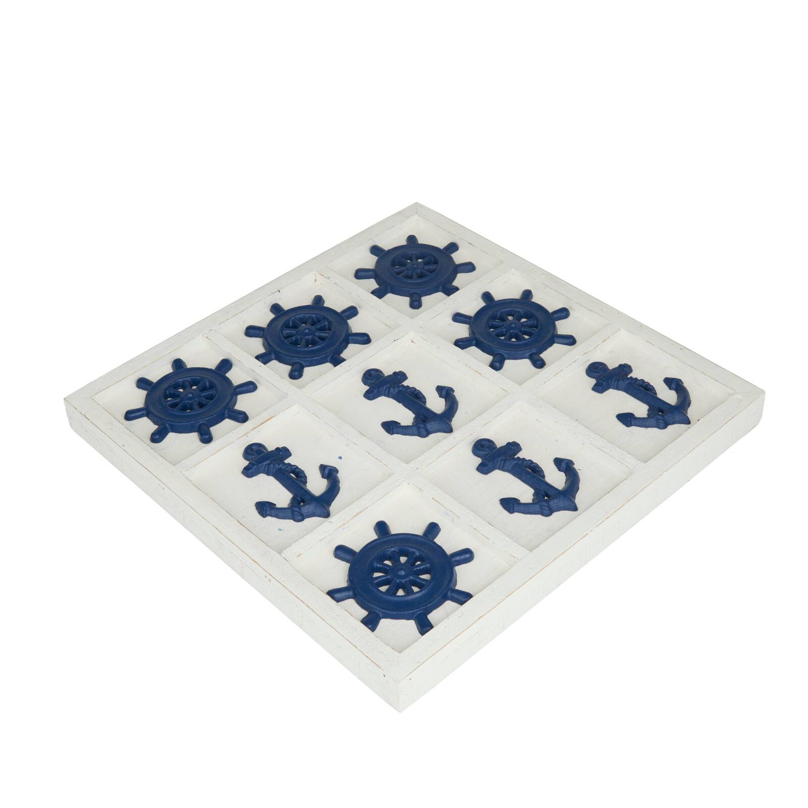 Blue Iron Nautical Game Set 1" x 14" x 14"