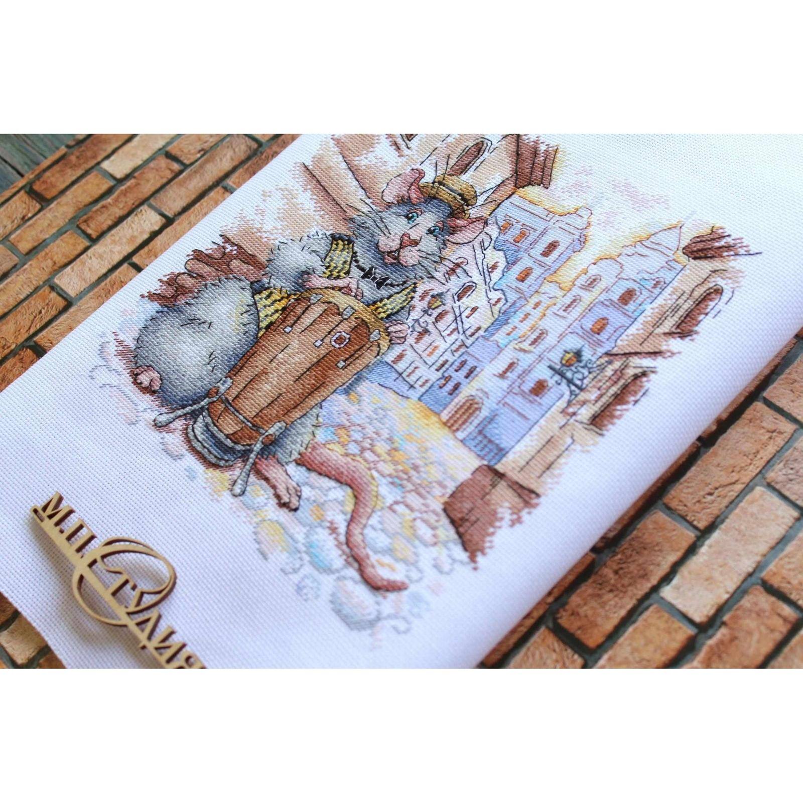 MP Studia Italian Streets Cross Stitch Kit