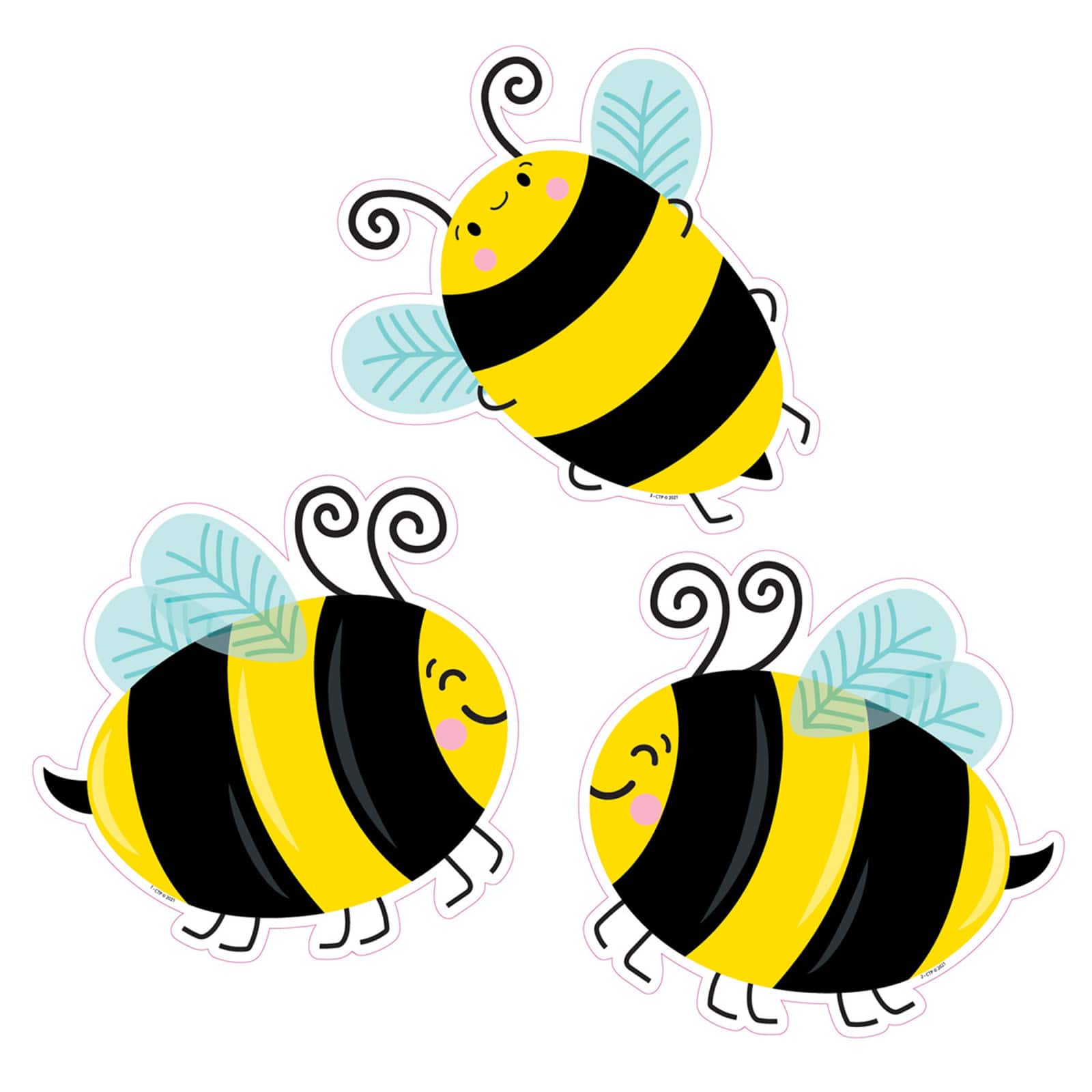 Creative Teaching Press® Busy Bees 6" Designer Cut-Outs Set