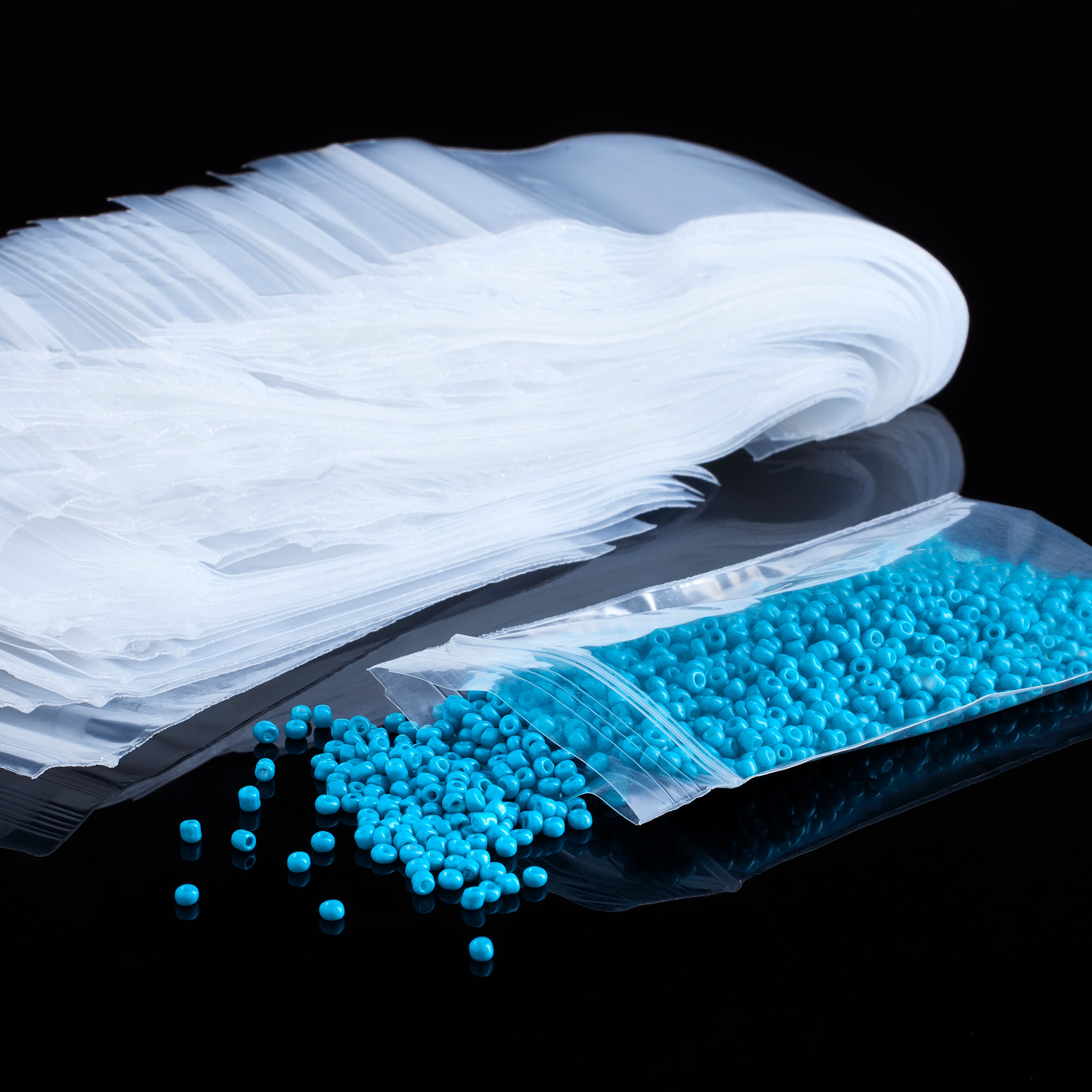 Clear Resealable Bags by Bead Landing