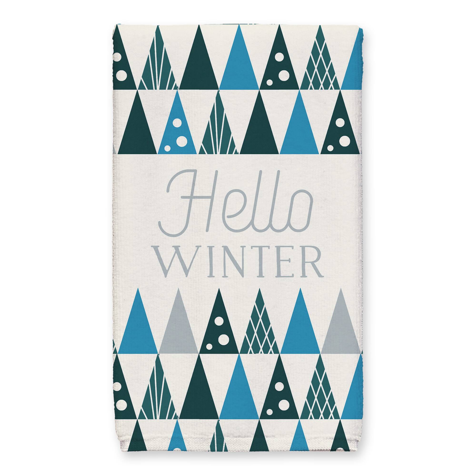 Hello Winter Tea Towels - Set of 2