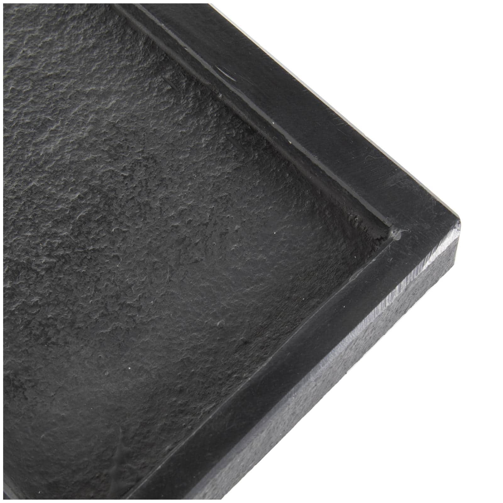Black Textured Marble Tray Set