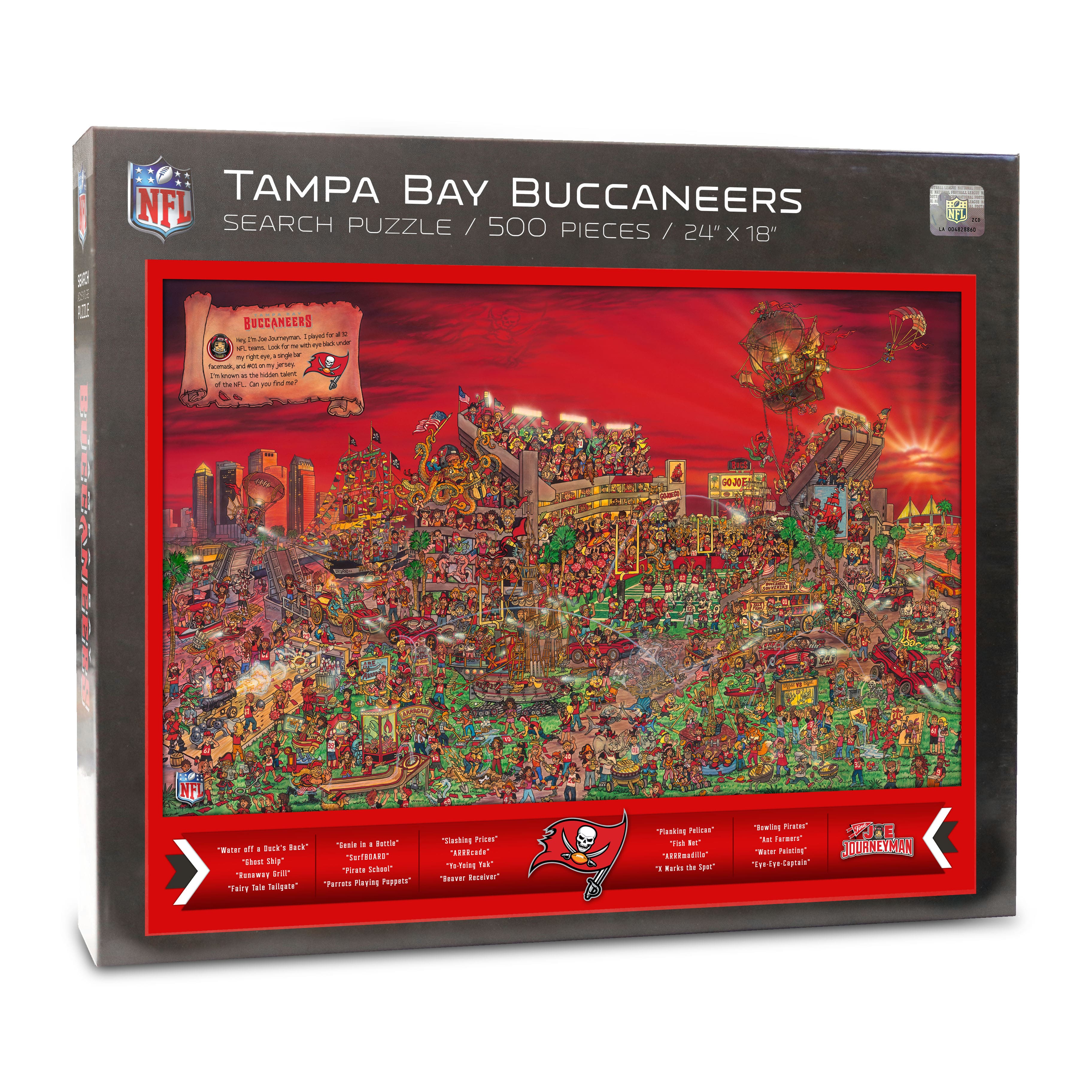 Joe Journeyman NFL 500 Piece Jigsaw Puzzle By Youthefan in Tampa Bay Buccaneers | 18" x 24" | Michaels®