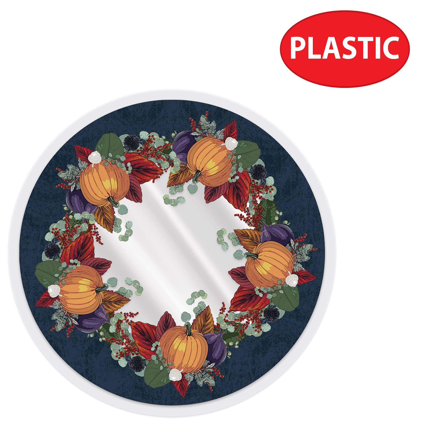 Beistle 13" Fall Thanksgiving Plastic Placemats, 4ct.