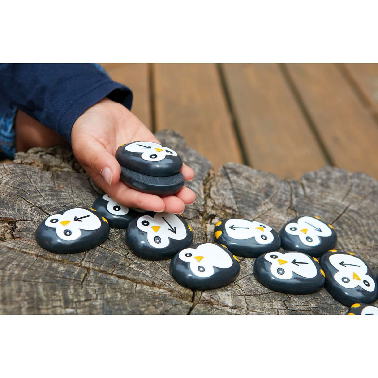 Yellow Door Pre-Coding Penguin Stones, 18ct.