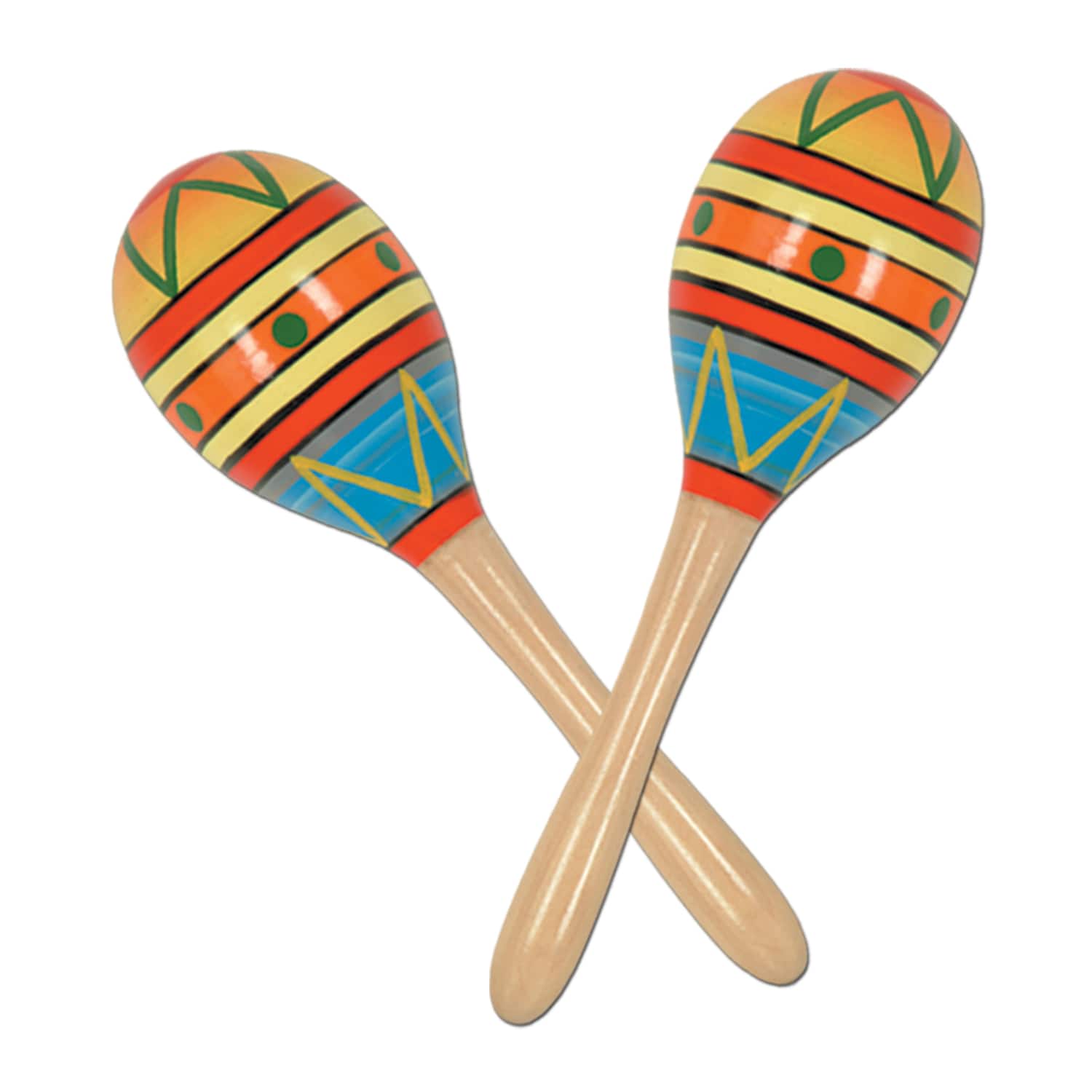 Beistle 8" Fiesta Fun Party Maracas, 2ct.