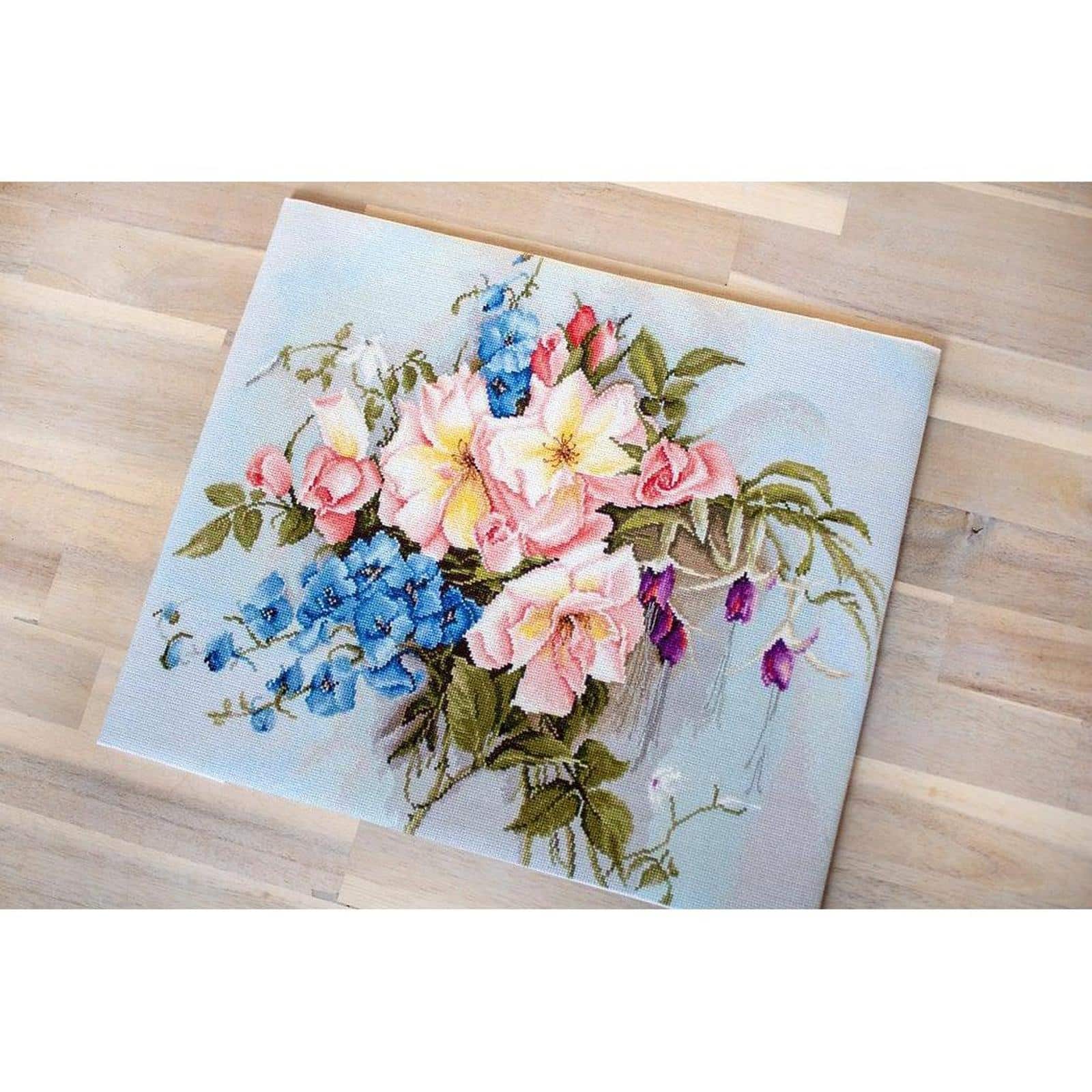 Luca-s Bouquet With Bells Counted Cross Stitch Kit