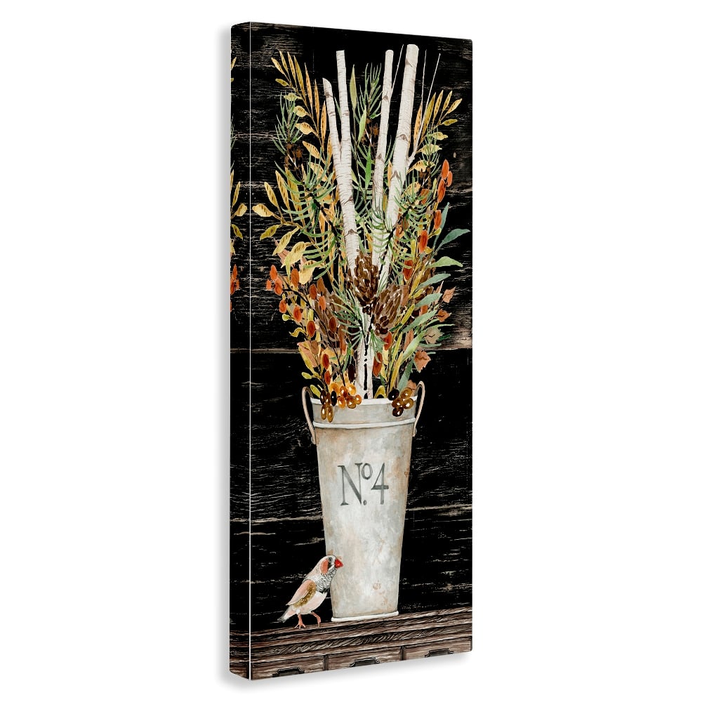 Stupell Industries Rustic Forest Greenery Bouquet Canvas Wall Art