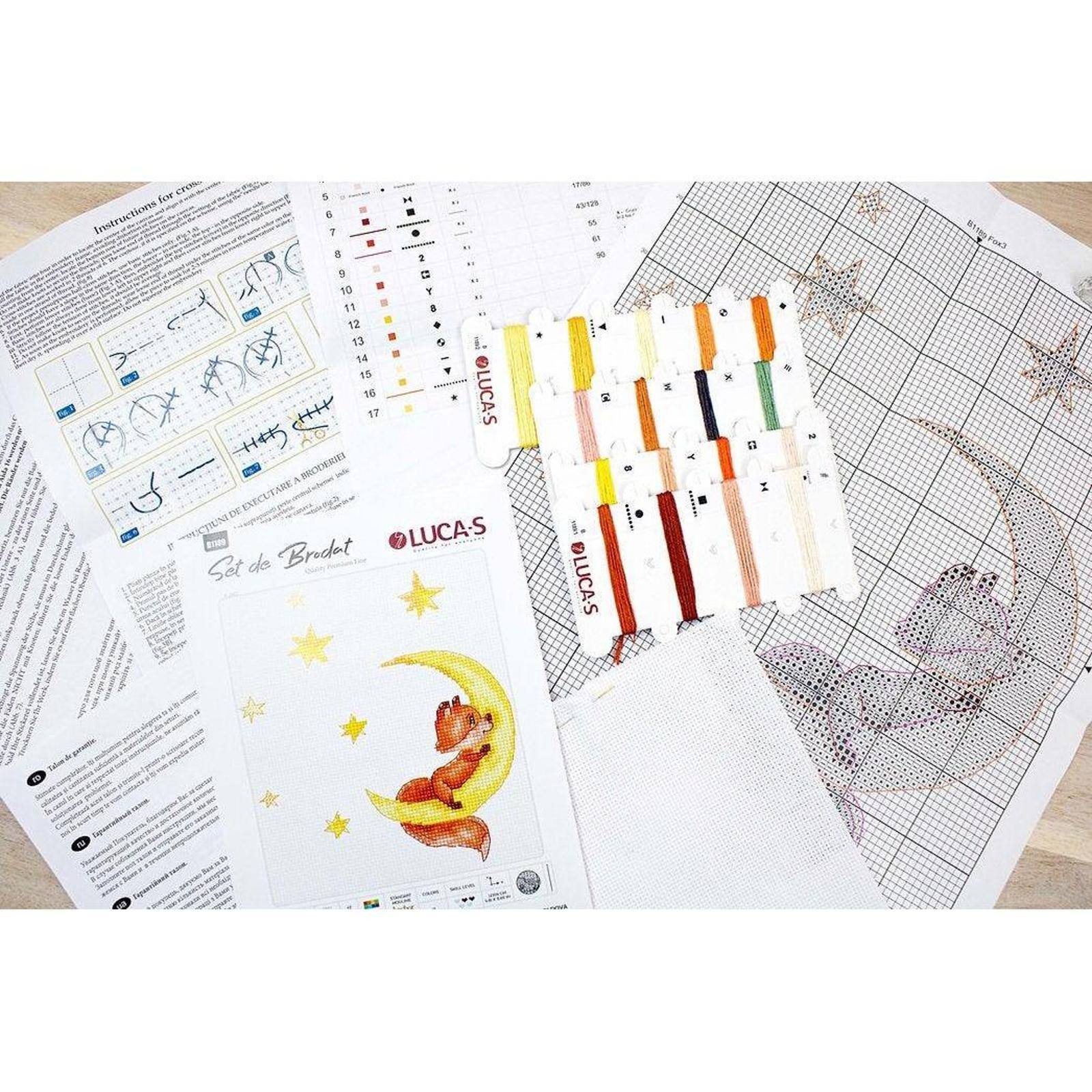 Luca-s Fox 3 Counted Cross Stitch Kit