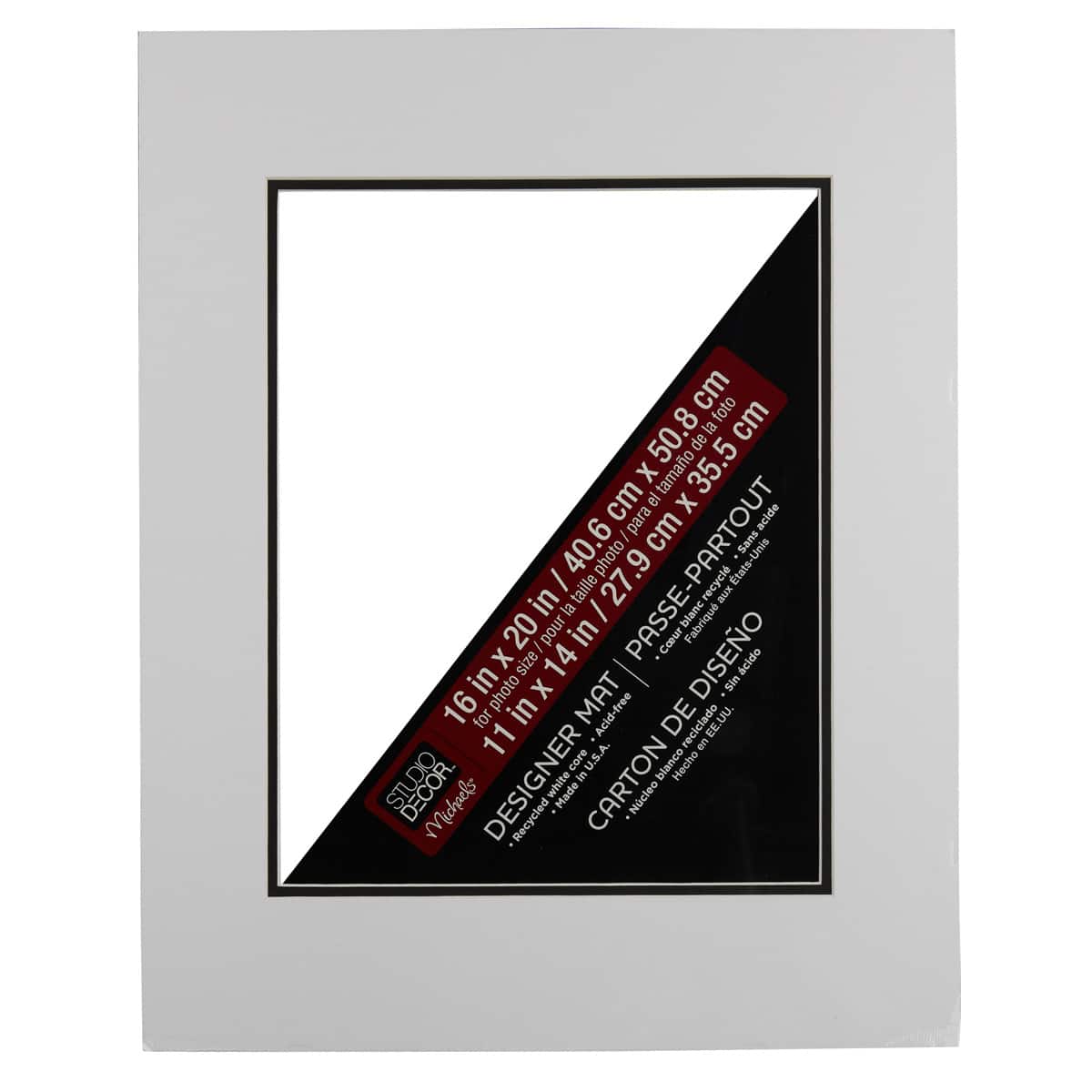 16" x 20" Double Mat By Studio Décor®, 11" x 14" Opening