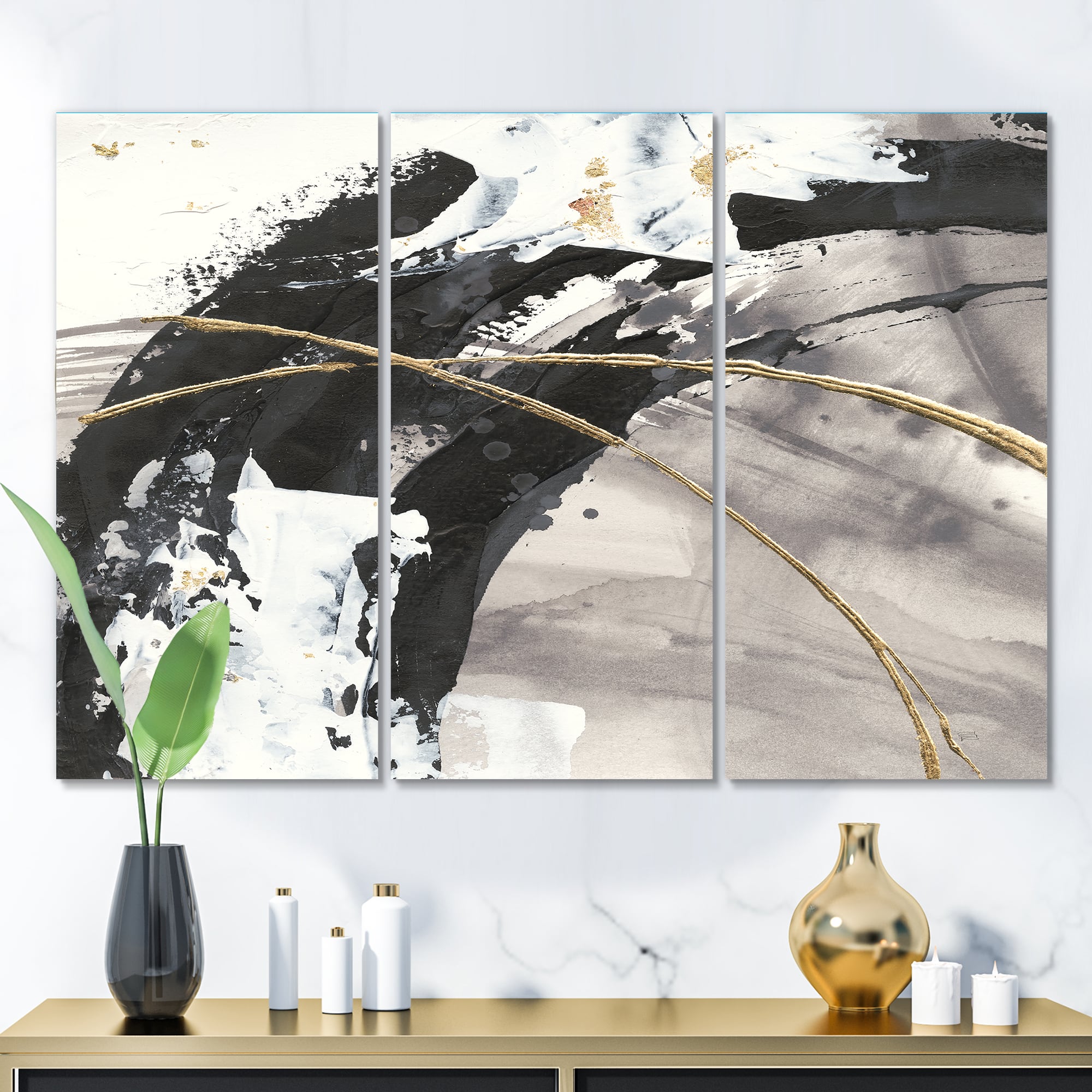 Designart - Glam Painted Arcs I