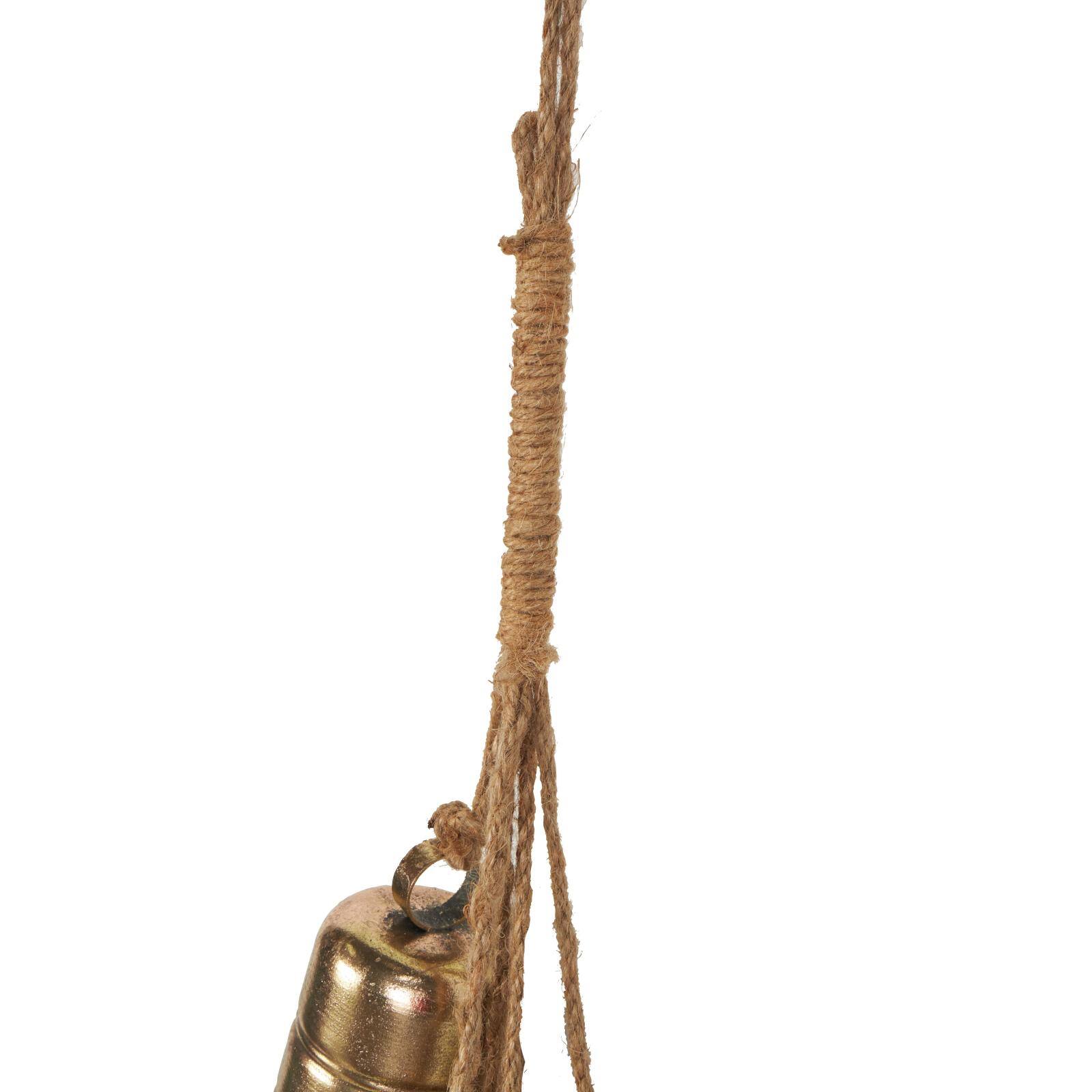 26" Gold Metal Cascading Cluster Decorative Bells