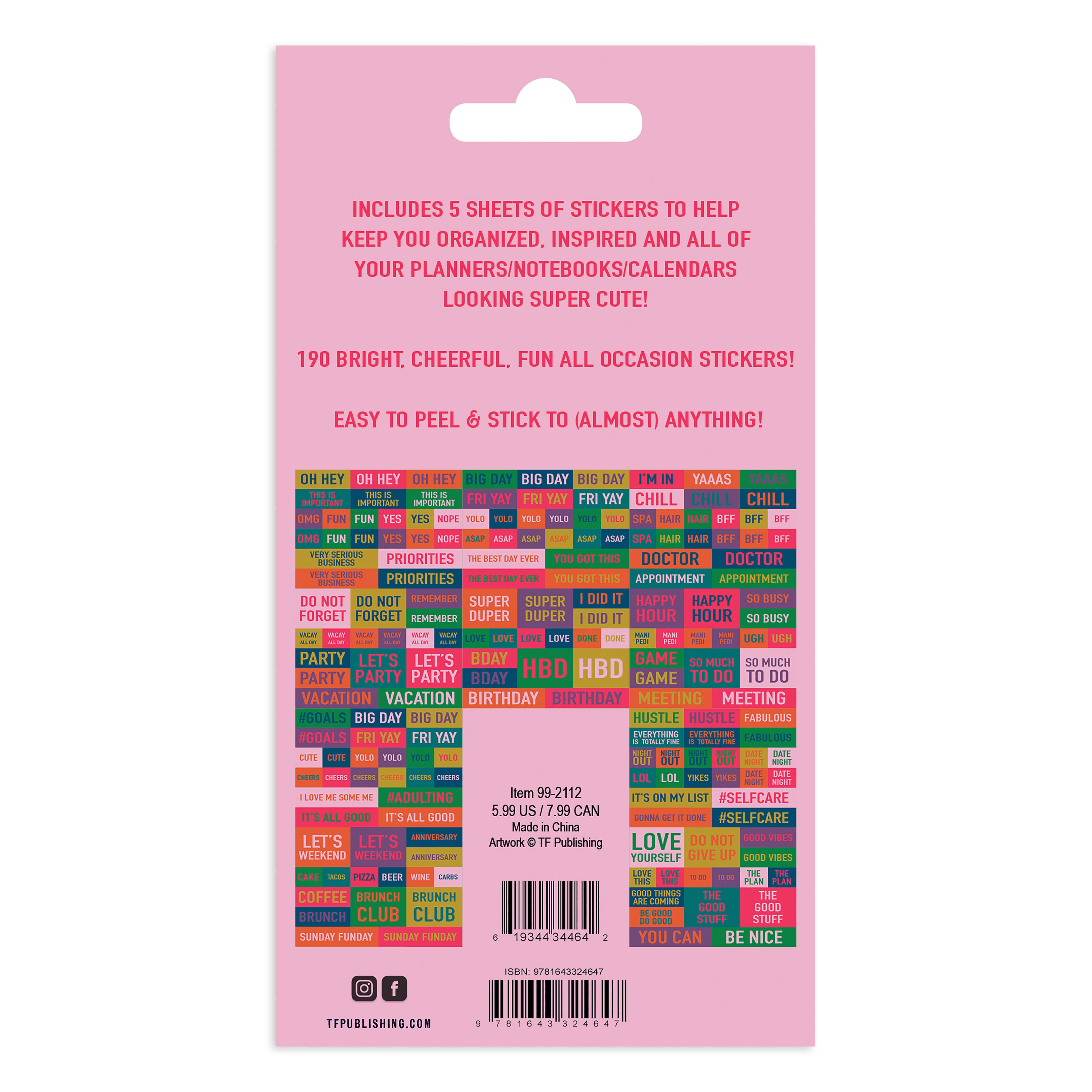 TF Publishing In Any Event Planning Sticker Pack