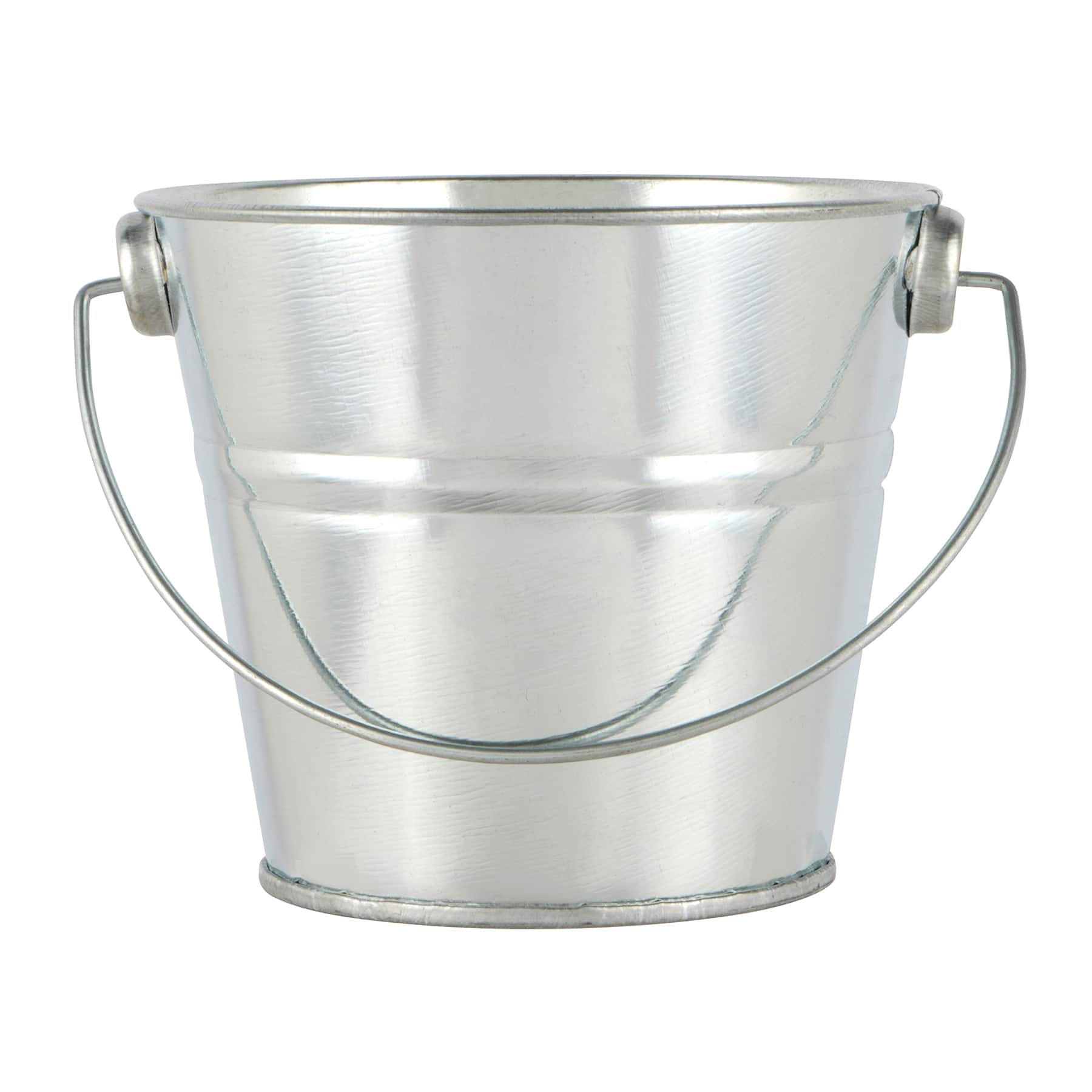 3" Silver Metal Buckets by Celebrate It™, 5ct.