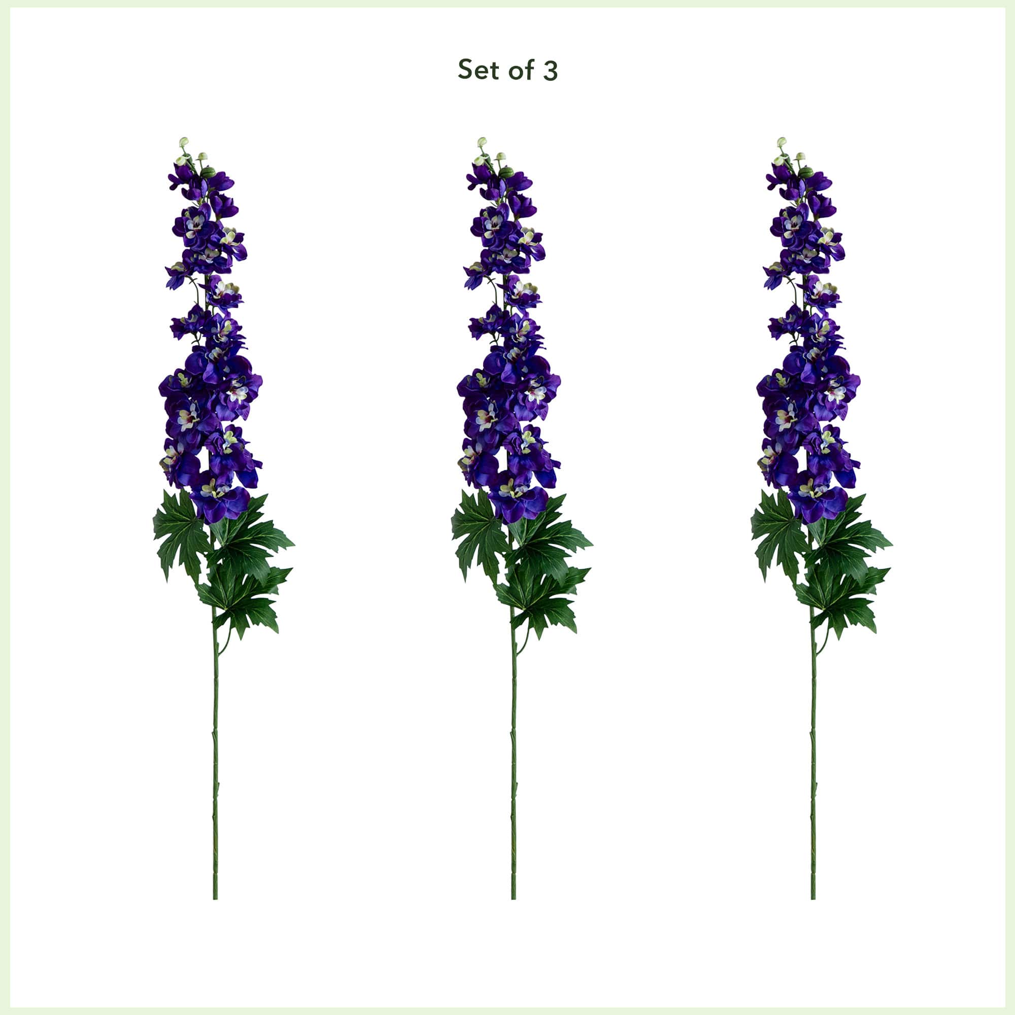 39" Delphinium Flower Stems