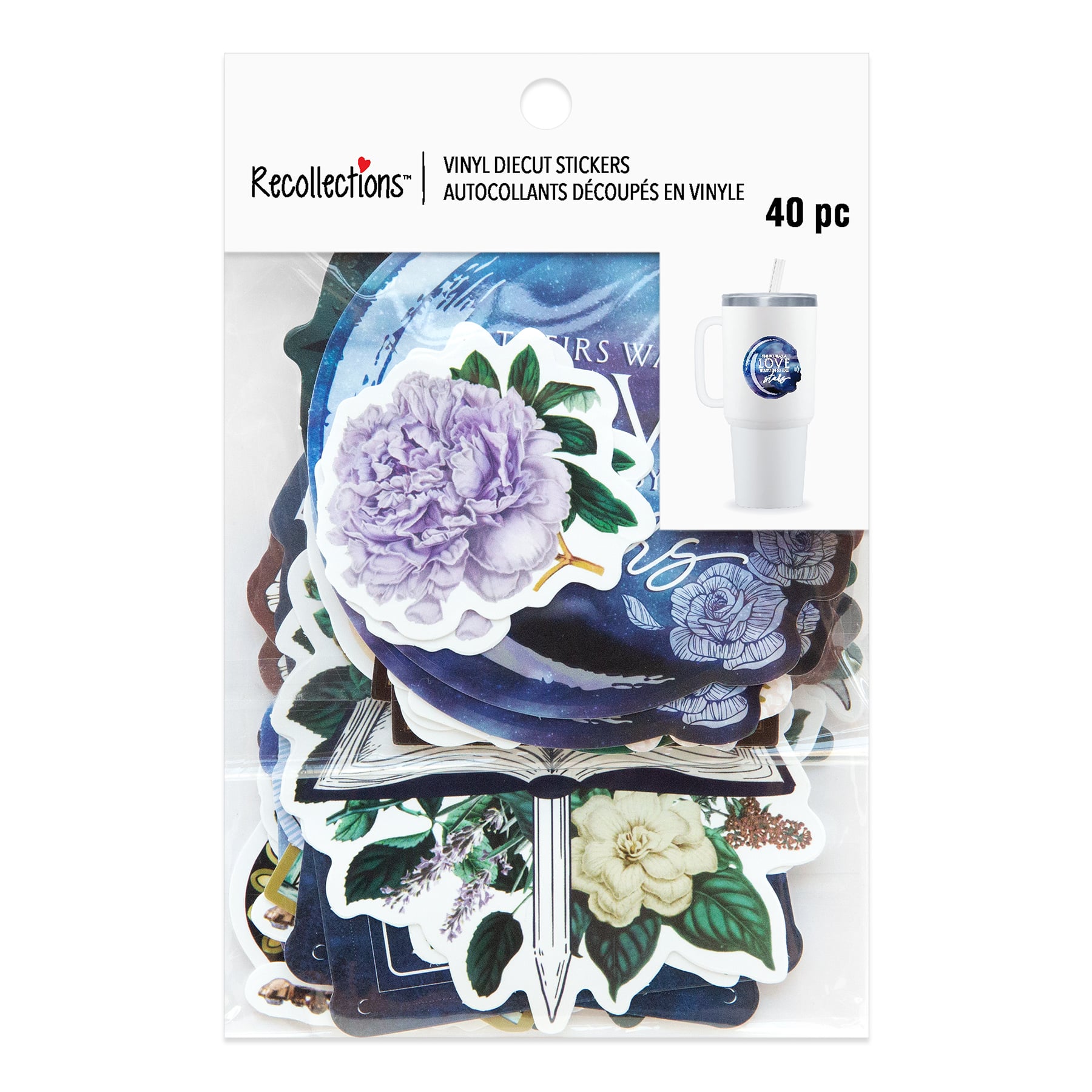 Starlit Vinyl Die Cut Stickers by Recollections™