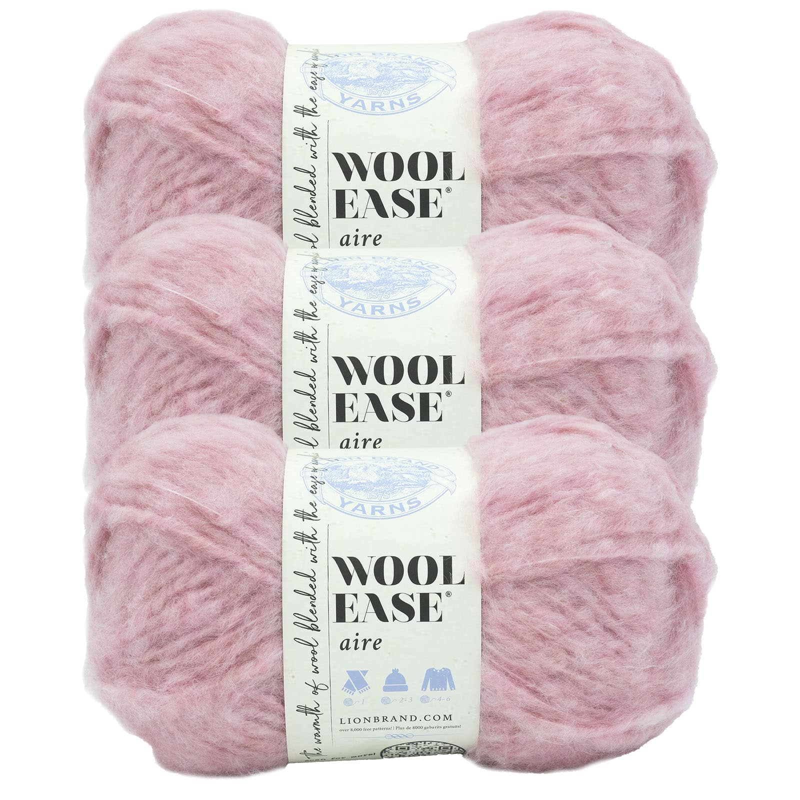 3 Pack Lion Brand® Wool-Ease® Aire Yarn