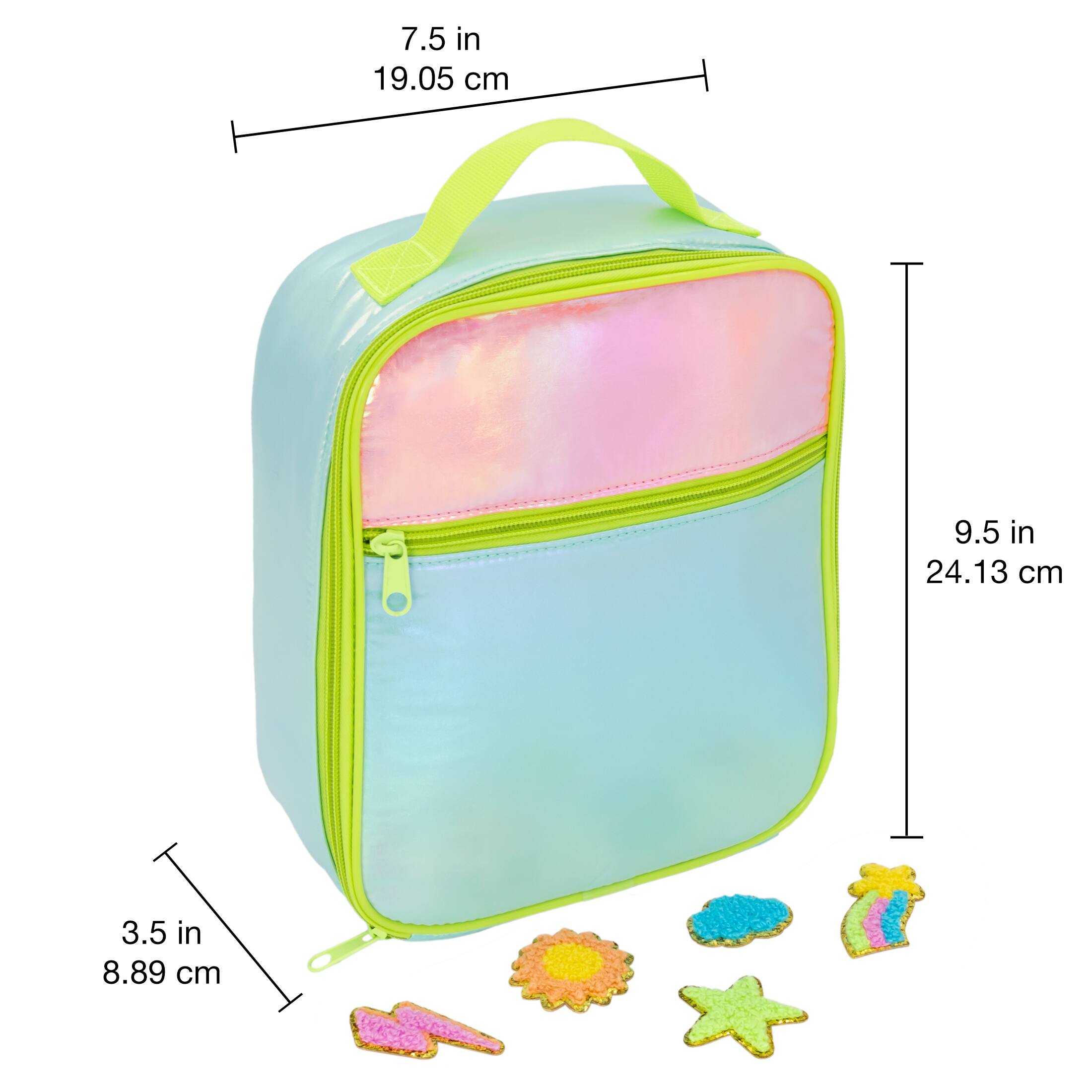 Class Rules! 10.5" Lunch Bag with Patches by B2C™