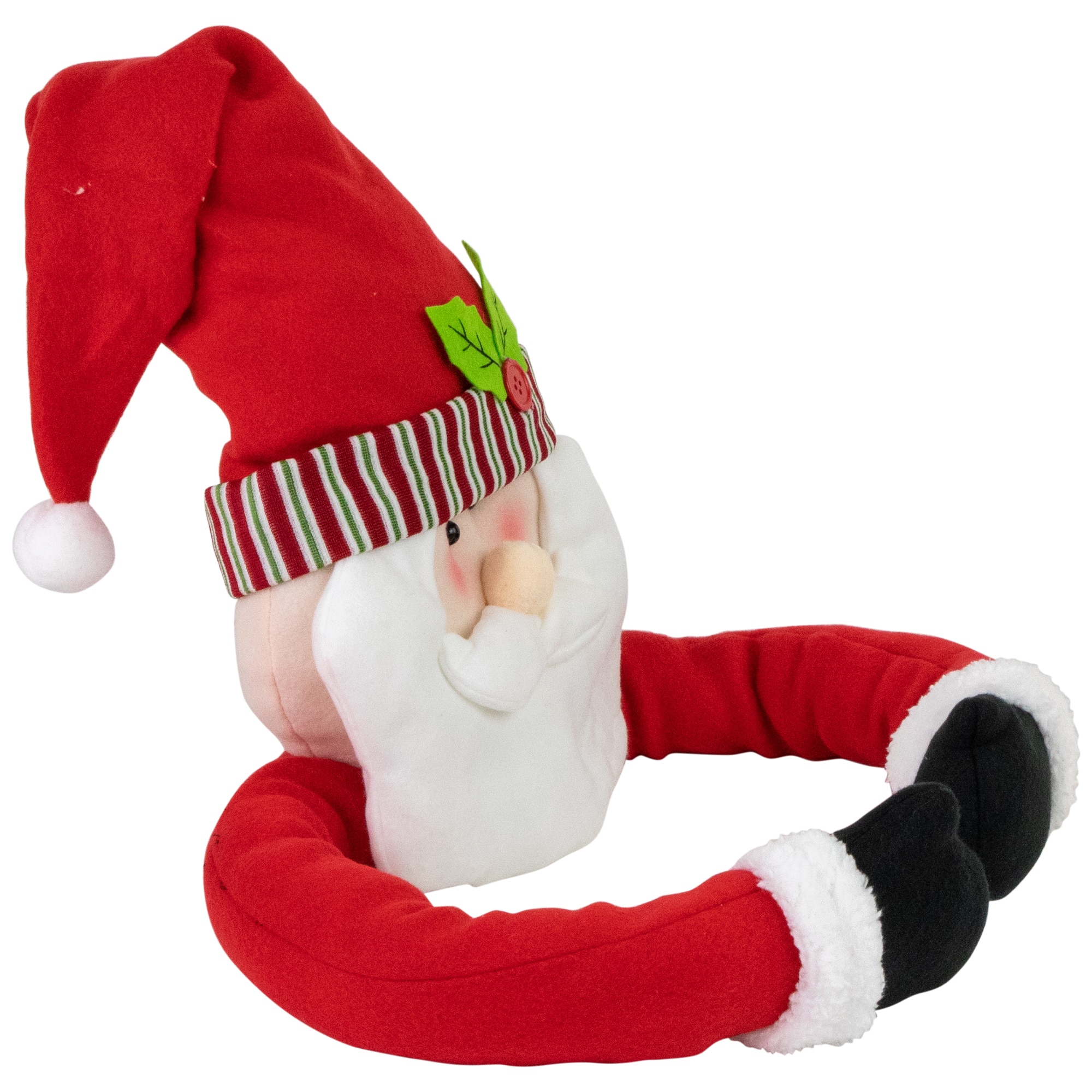 27" Unlit Plush Santa Claus Christmas Tree Topper