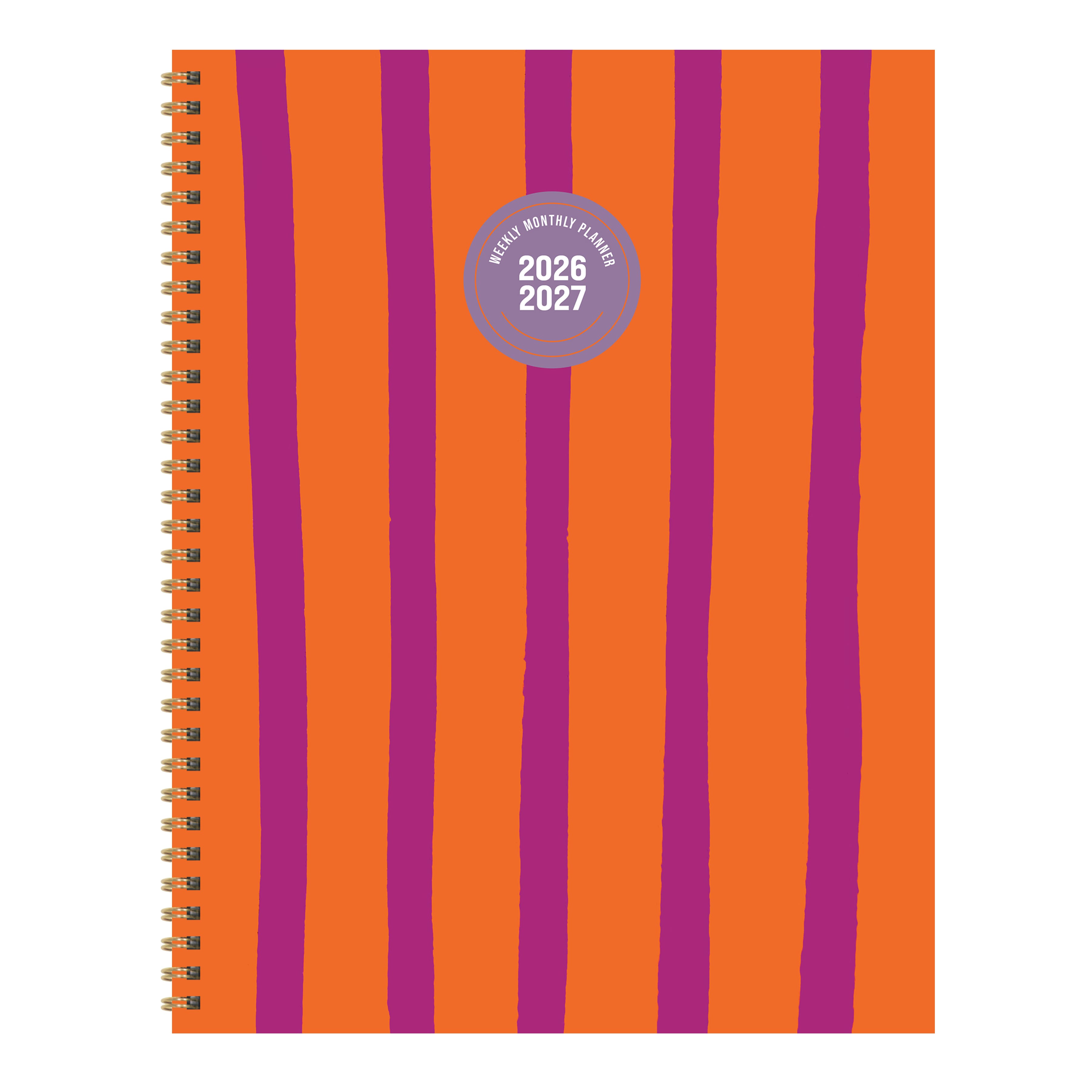TF Publishing Large Statement Stripe Weekly Monthly Planner