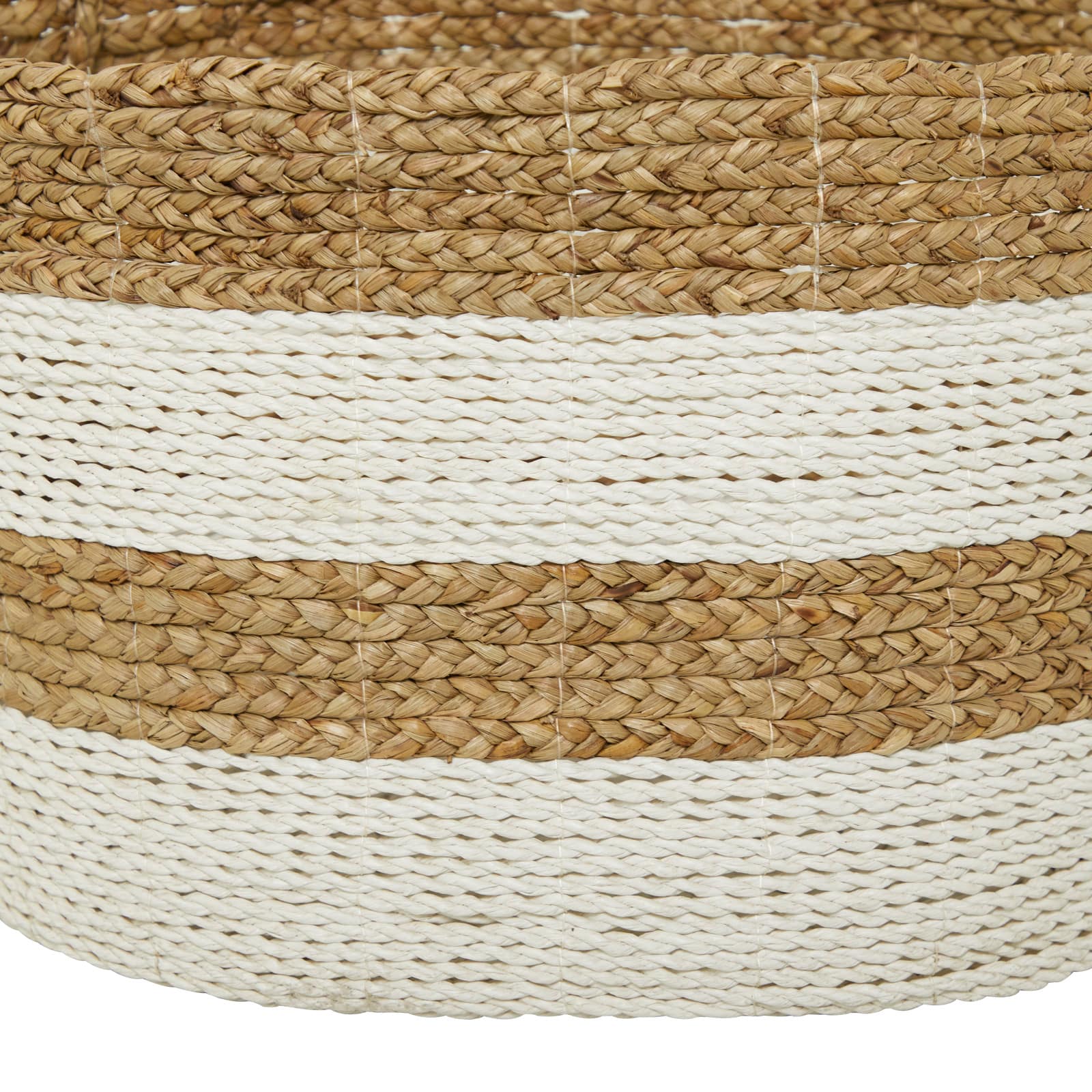 Brown Seagrass Bohemian Storage Baskets