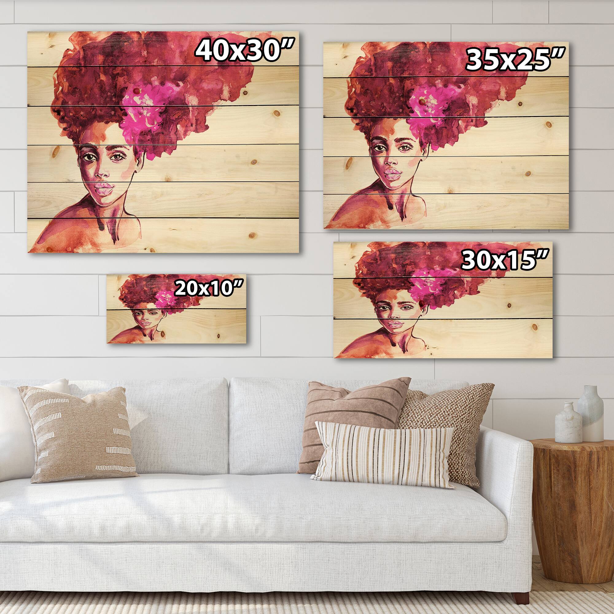 Designart - Portrait of African American Woman VI