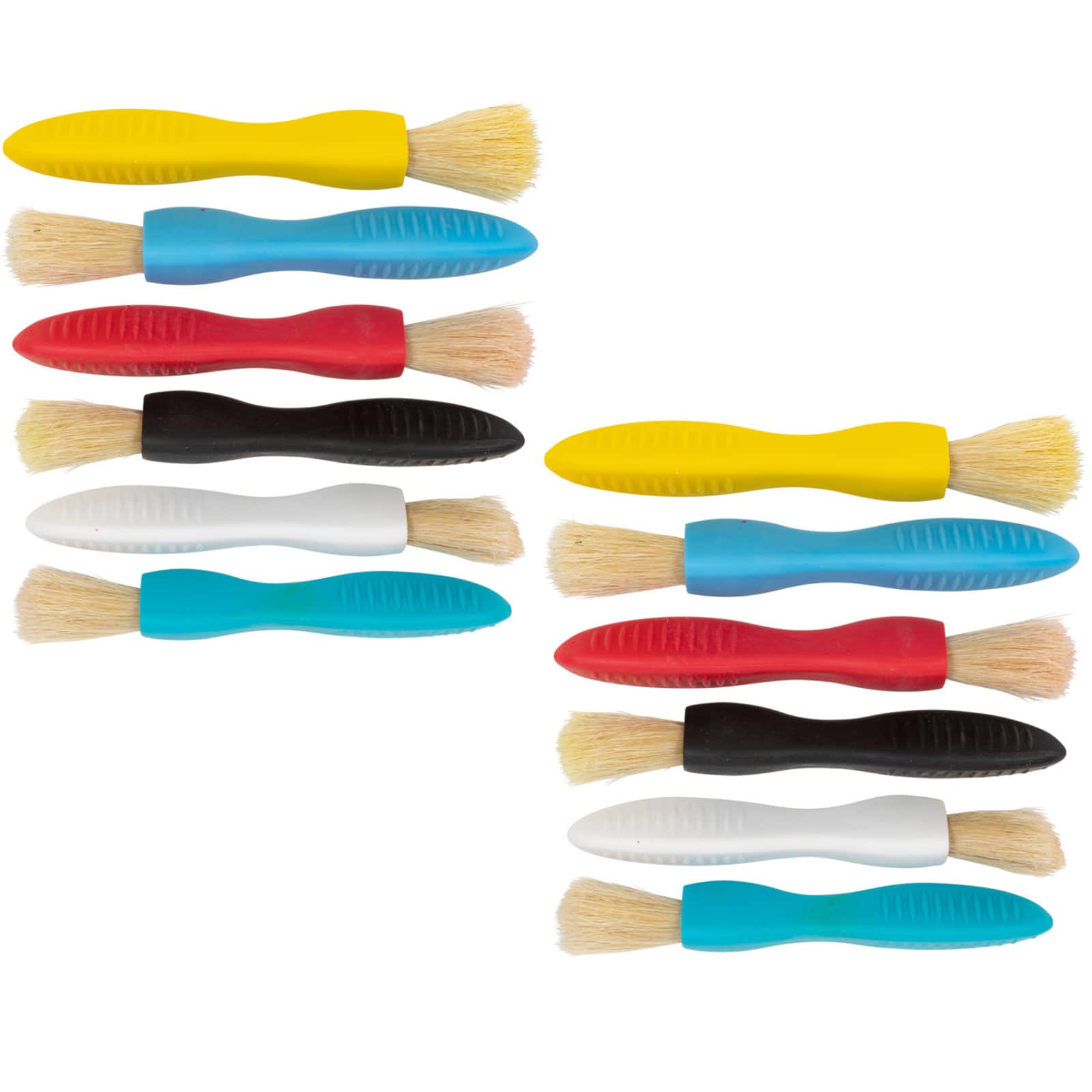 Ready2Learn™ Triangle Grip Paint Brushes, 2 Packs of 6