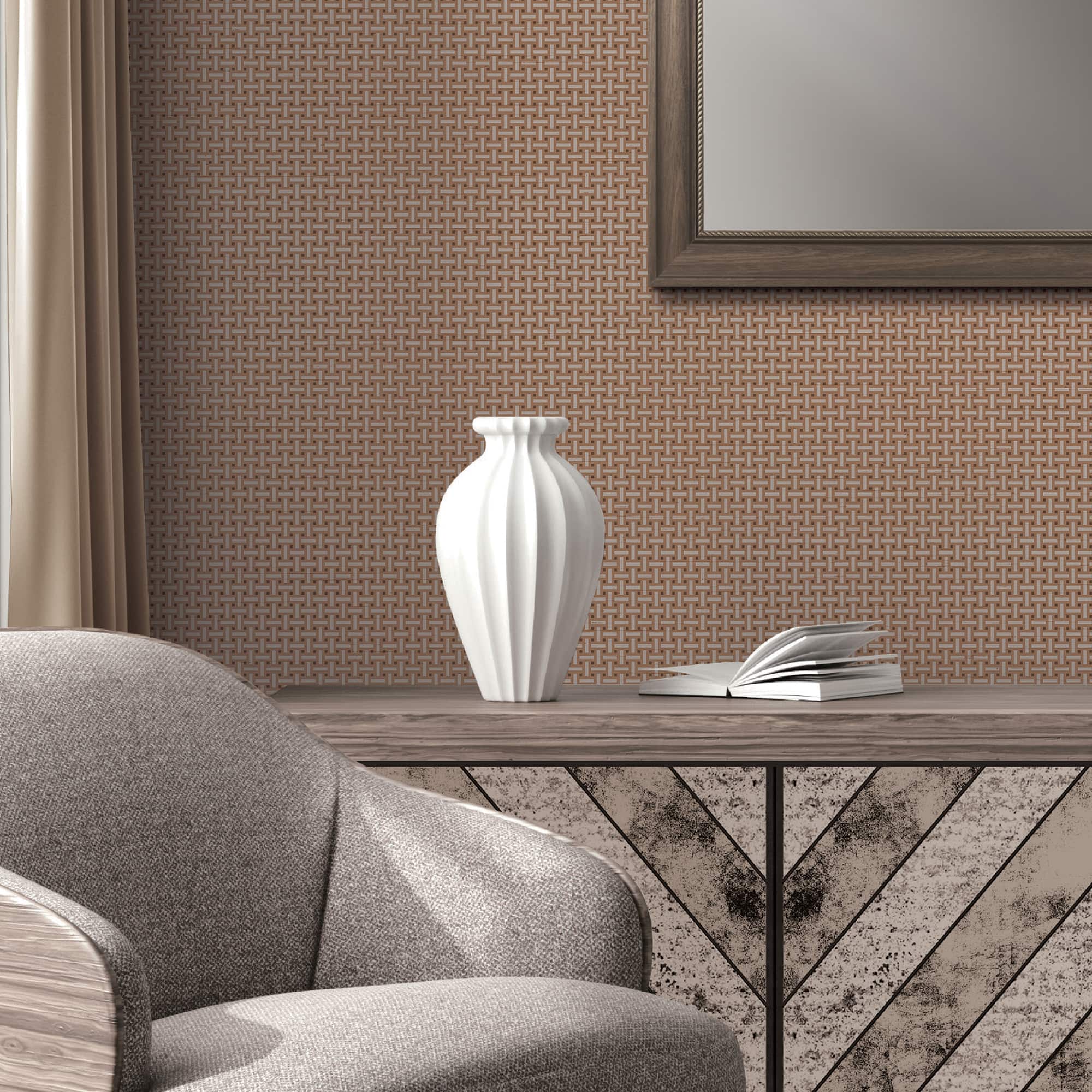 Designs Direct Cane Lattice Wallpaper