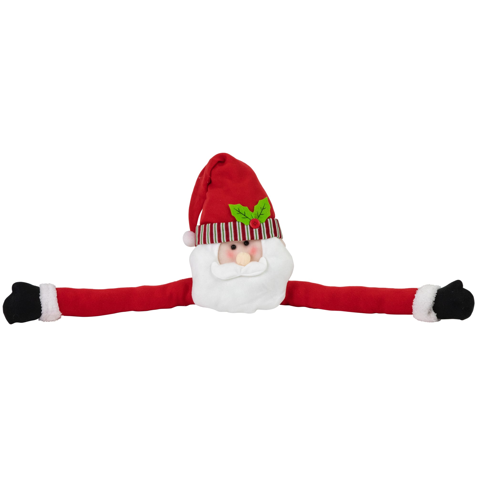27" Unlit Plush Santa Claus Christmas Tree Topper