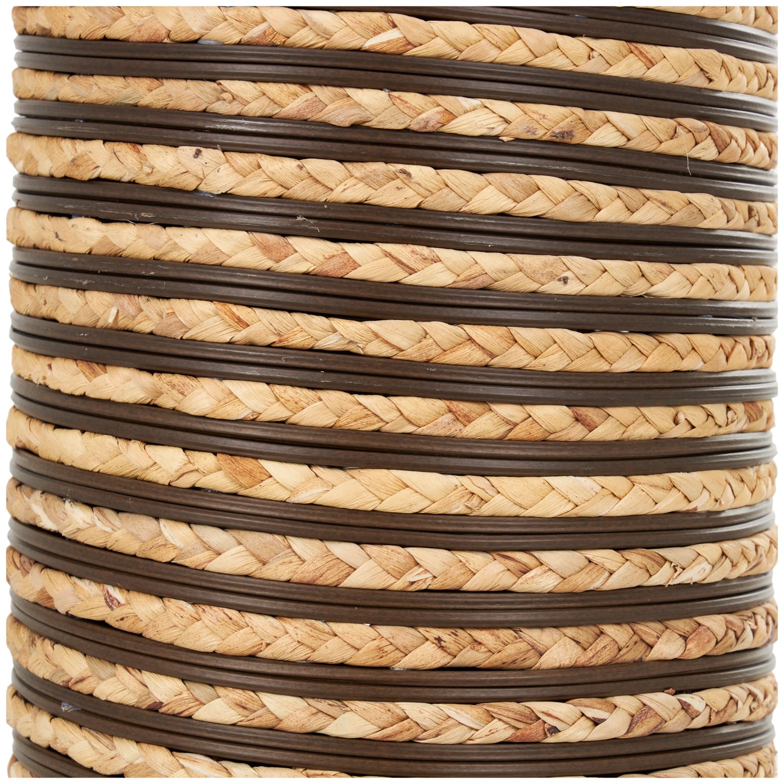 40" Brown Seagrass Handmade Vase