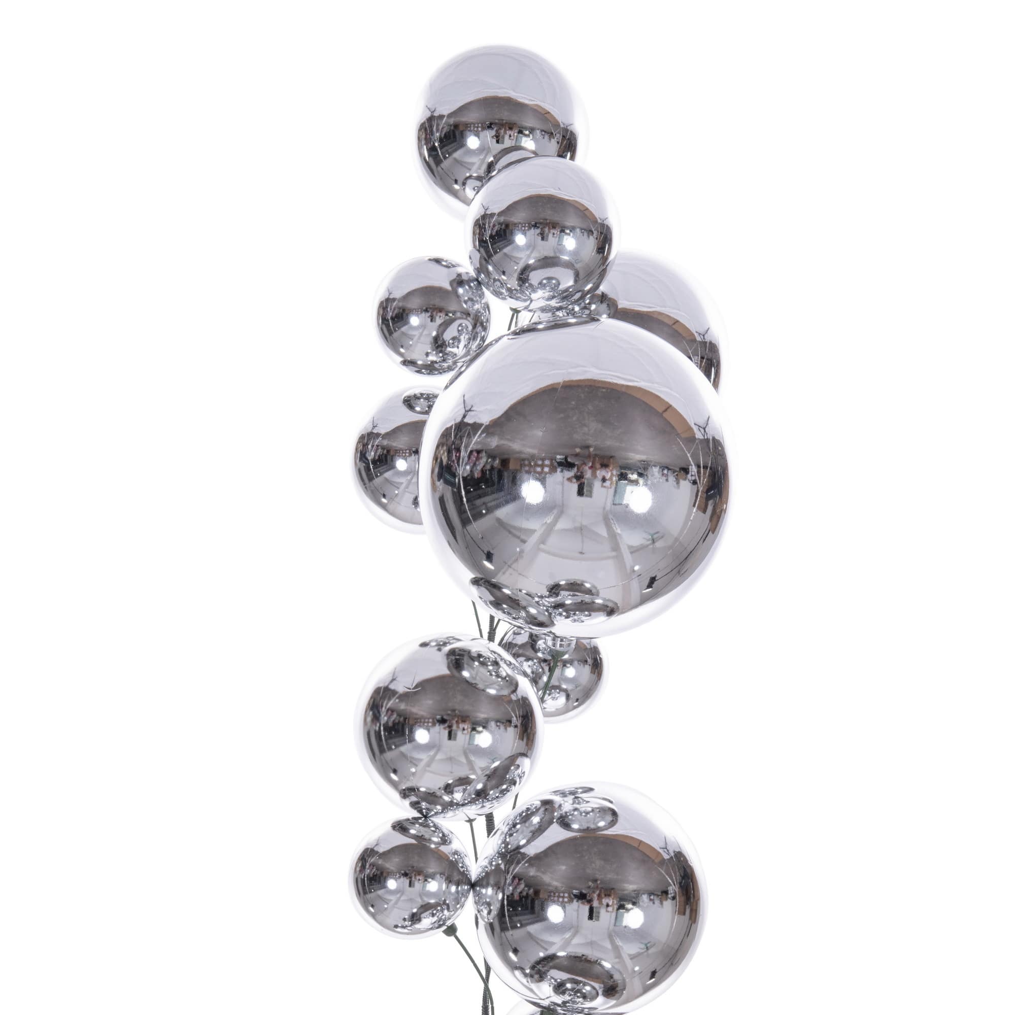 Vickerman 6Ft Ball Branch Garland in Silver | 6 ft | Michaels®