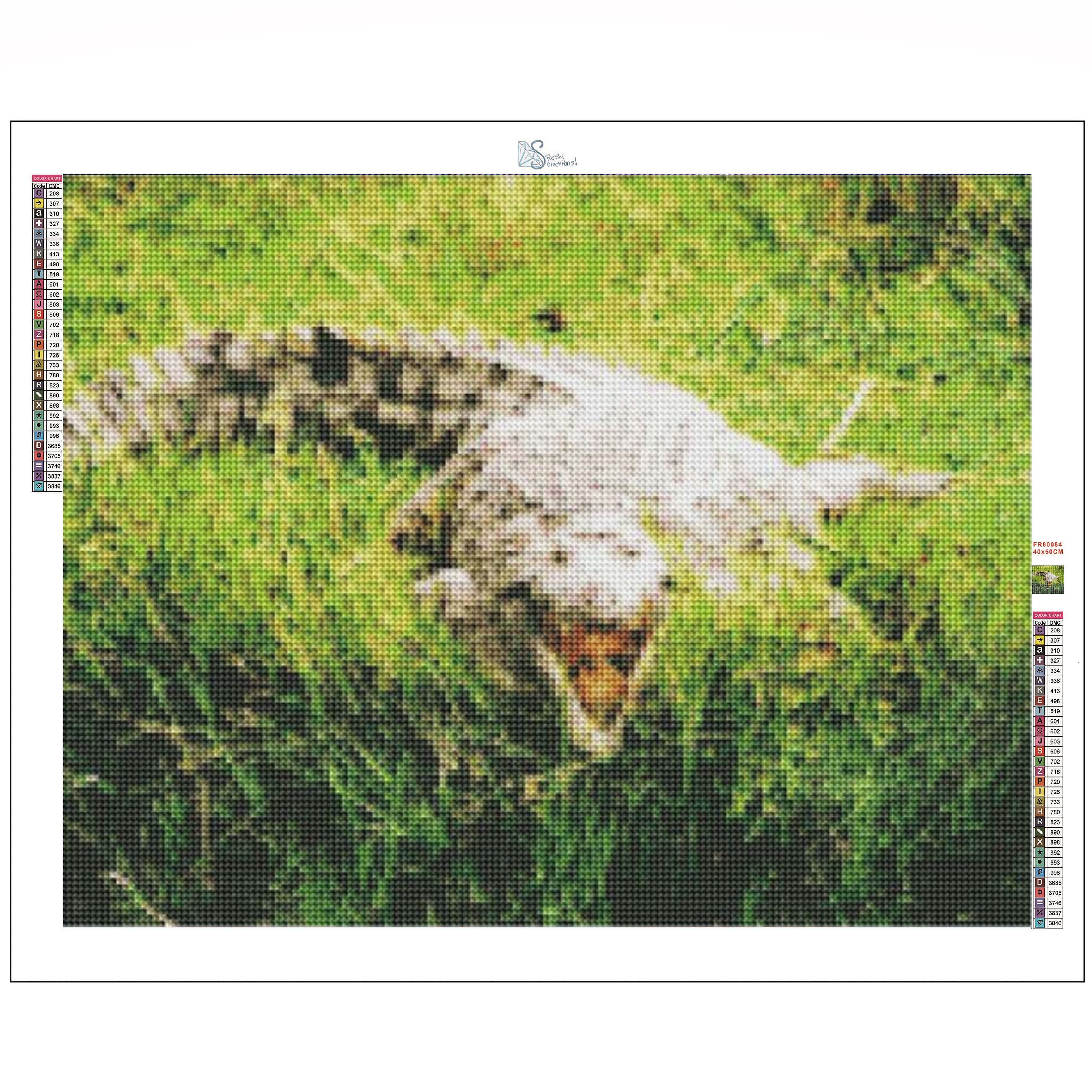 Sparkly Selections Crocodile on the Nile River Diamond Painting Kit, Square Diamonds