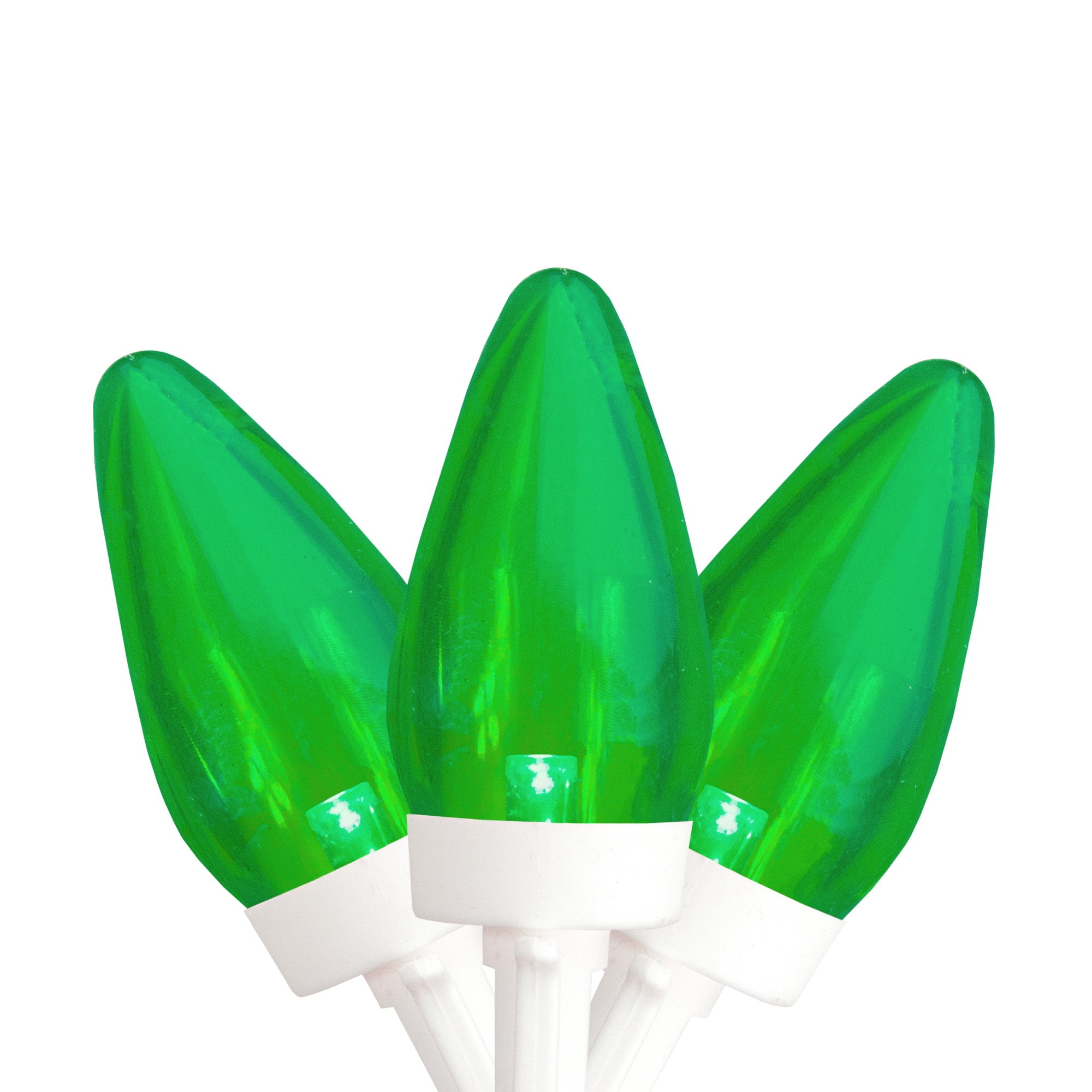Northlight 25ct. LED C7 Christmas String Lights in Green | 16 ft | Michaels®