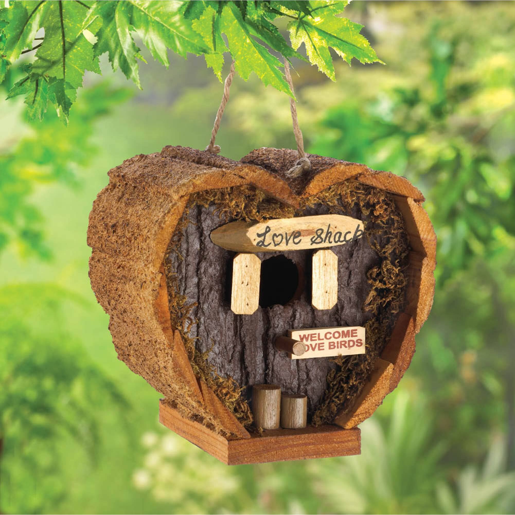 5'' Cozy Love Shack Birdhouse