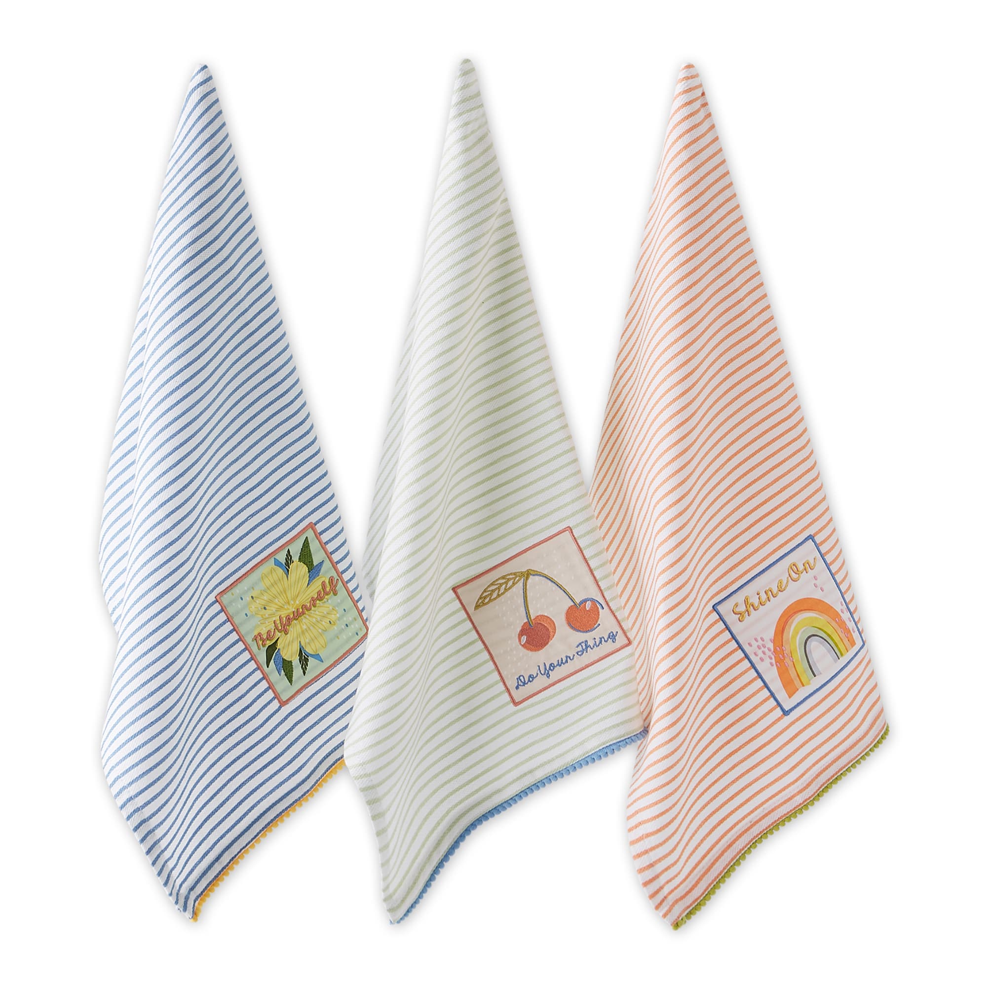Be You-Tiful Embellished Dishtowel (Set of 3)